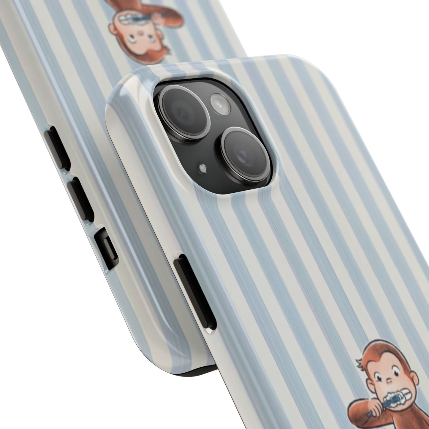 Curious George, Brushing Teeth — Monkey Brushing Tooth Tough Phone Case