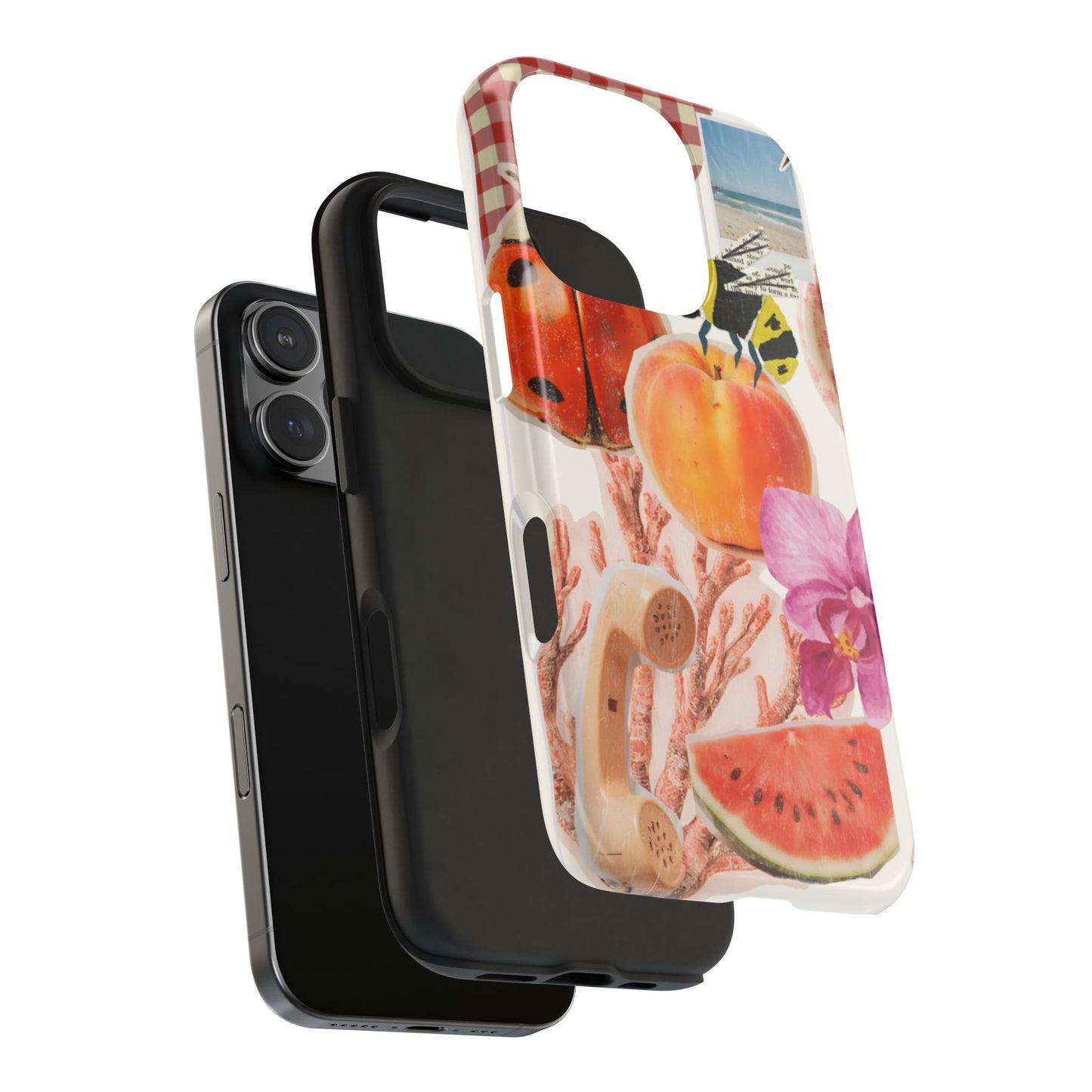The farmers Market — Floral Fruit Collage Tough Phone Case