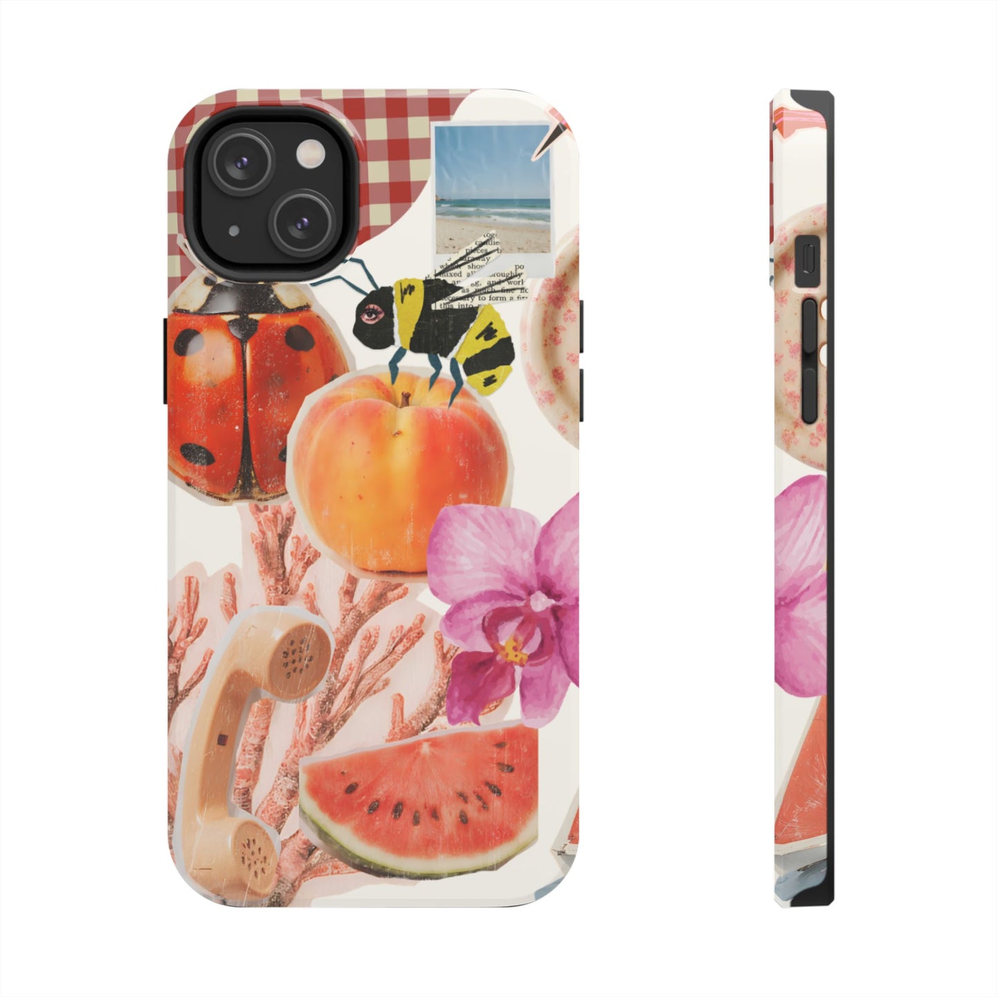 The farmers Market — Floral Fruit Collage Tough Phone Case