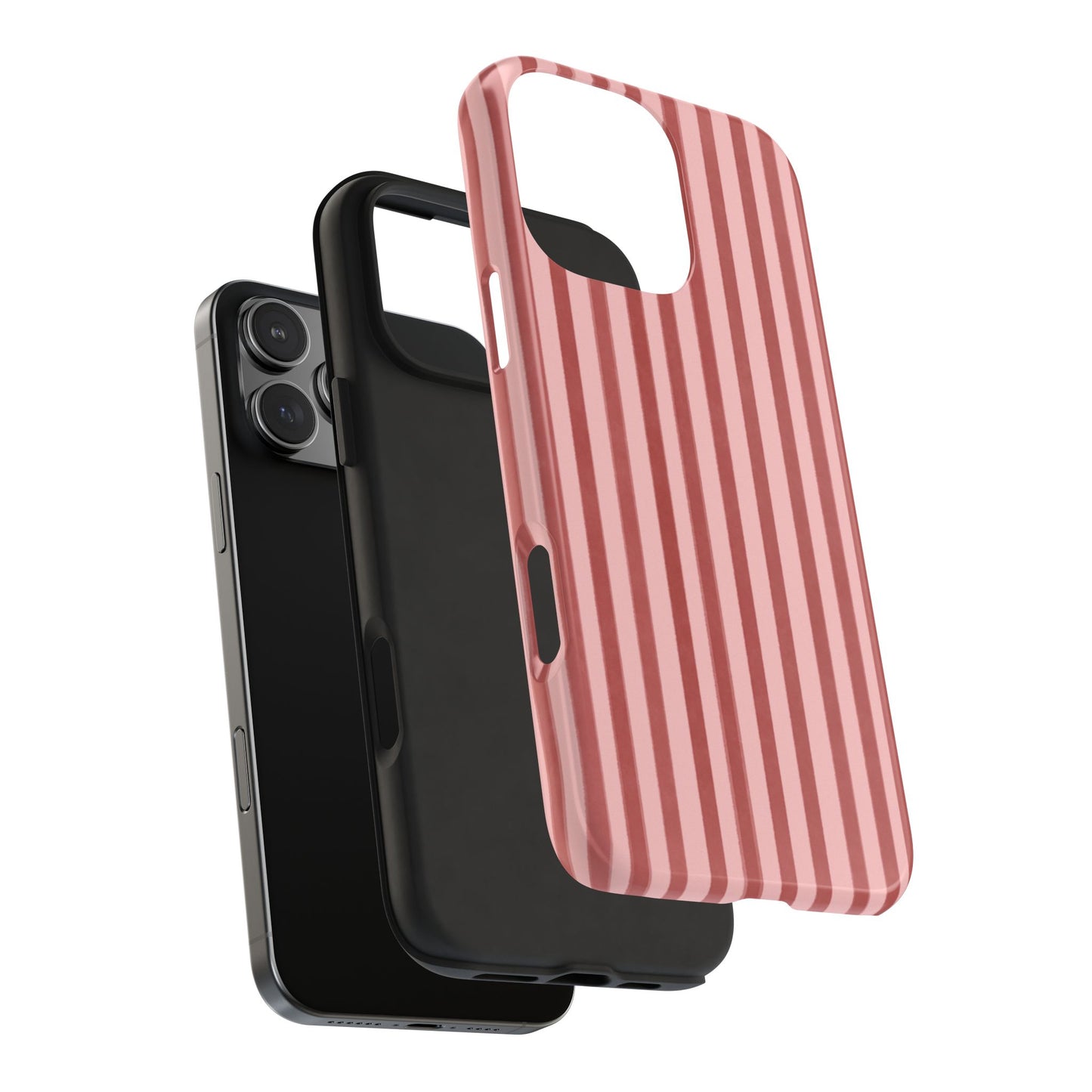 Rose Petals | Vertical Stripes Phone Case Tough Phone Case