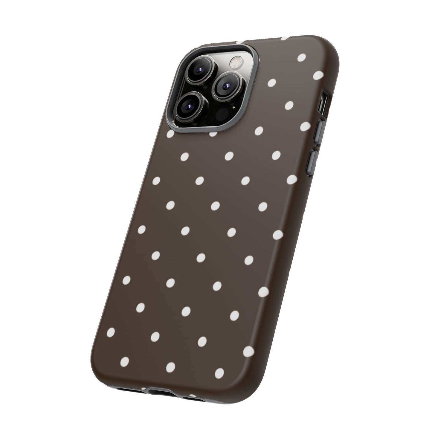 Cacao Polka Dot  — Phone Case Tough Case