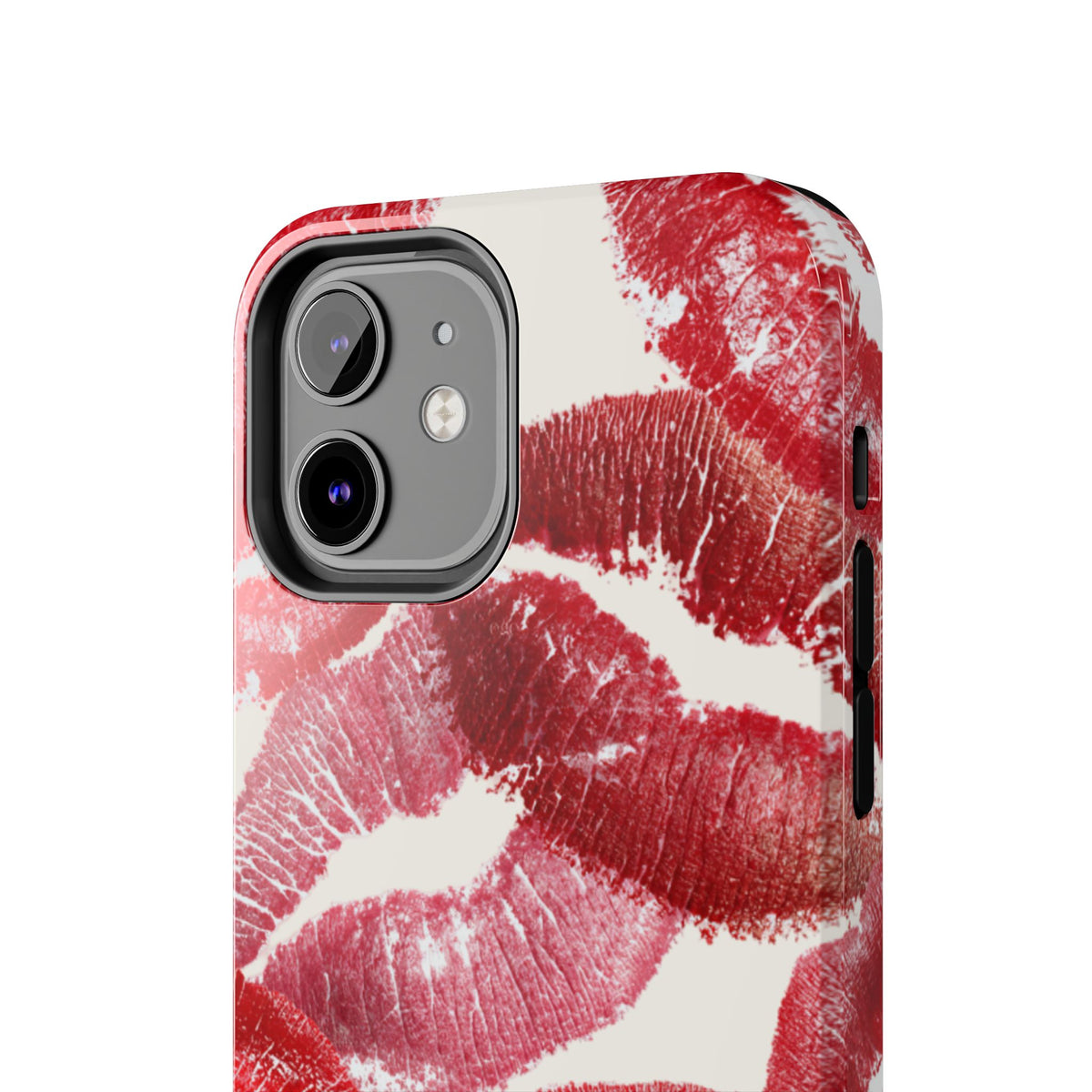 Red Lipstick Kiss Pattern Phone Case | Tough Phone Case
