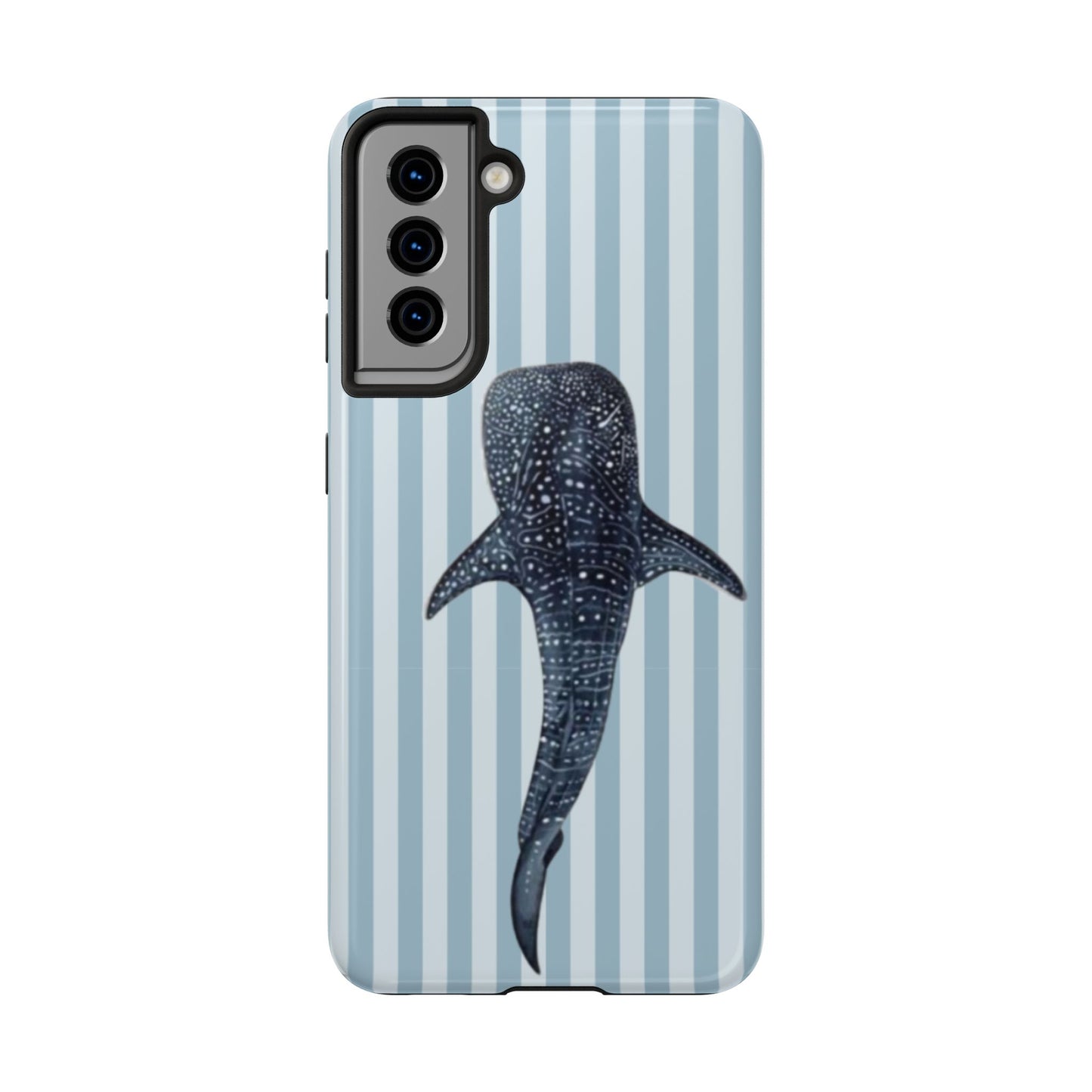 Deep Sea  — Blue Striped Tough Protective Cover