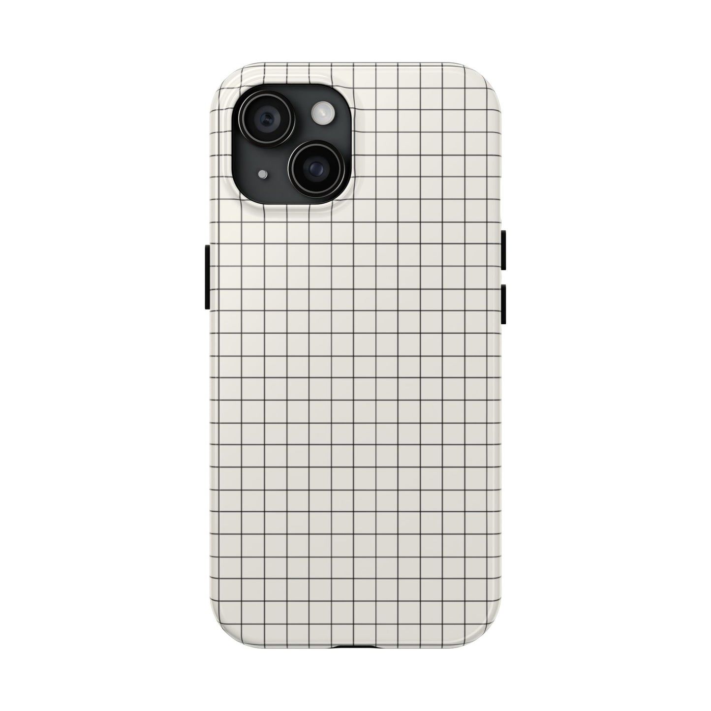 The Architect |Tough Phone Case Minimal Graph Paper Design