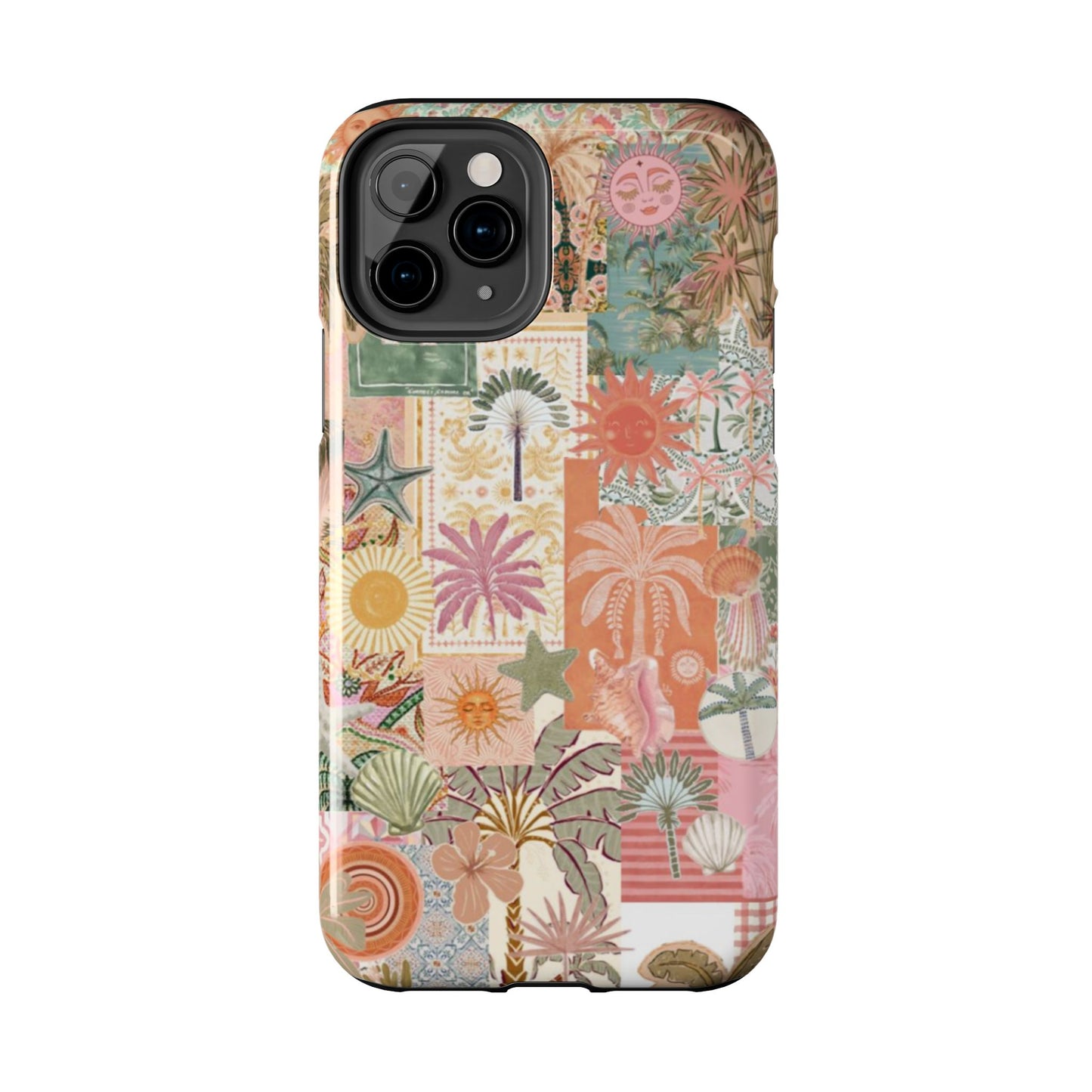 Girls Just Wanna Have Fun! — Tough Phone Case  Retro Tropical Collage iPhone Case