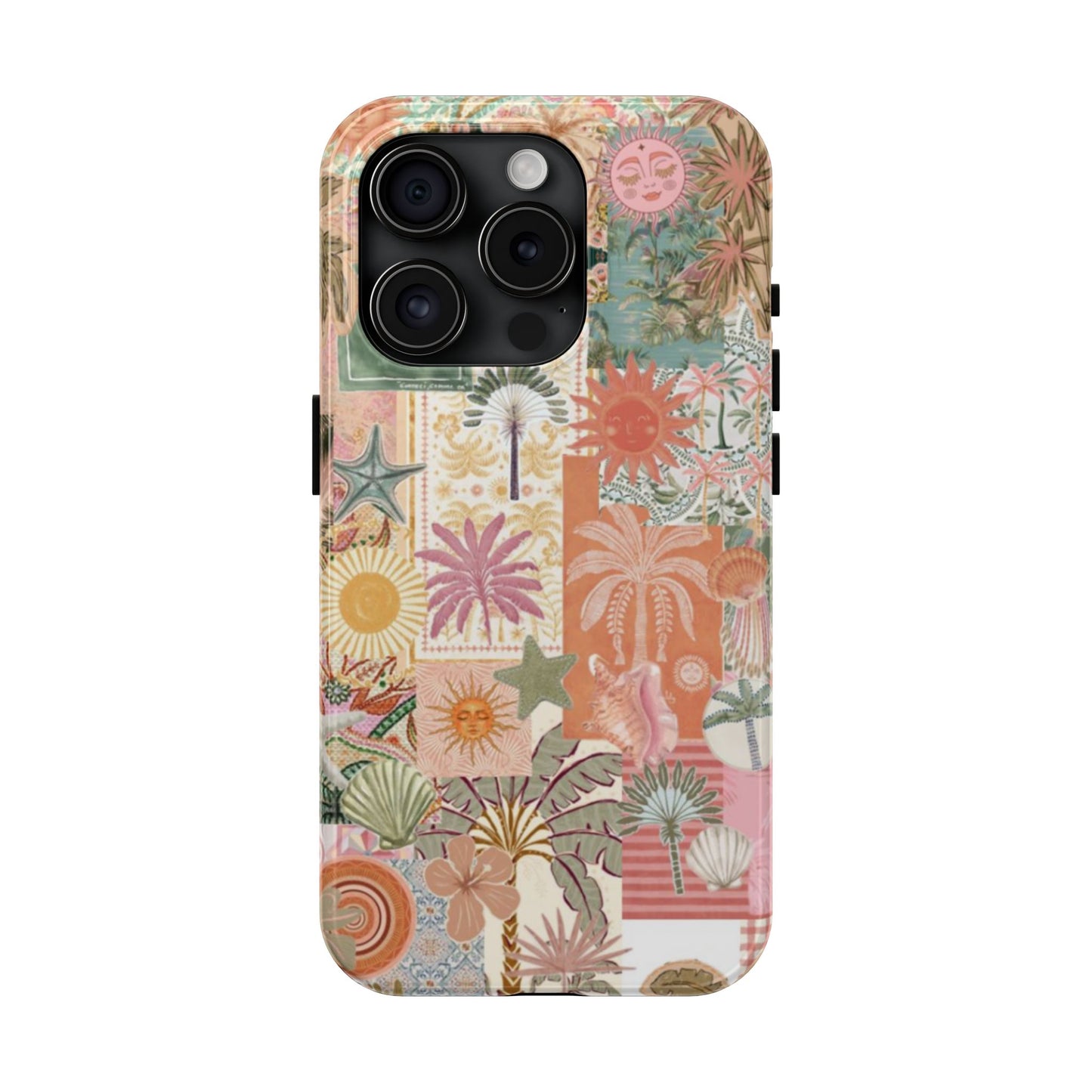 Girls Just Wanna Have Fun! — Tough Phone Case  Retro Tropical Collage iPhone Case