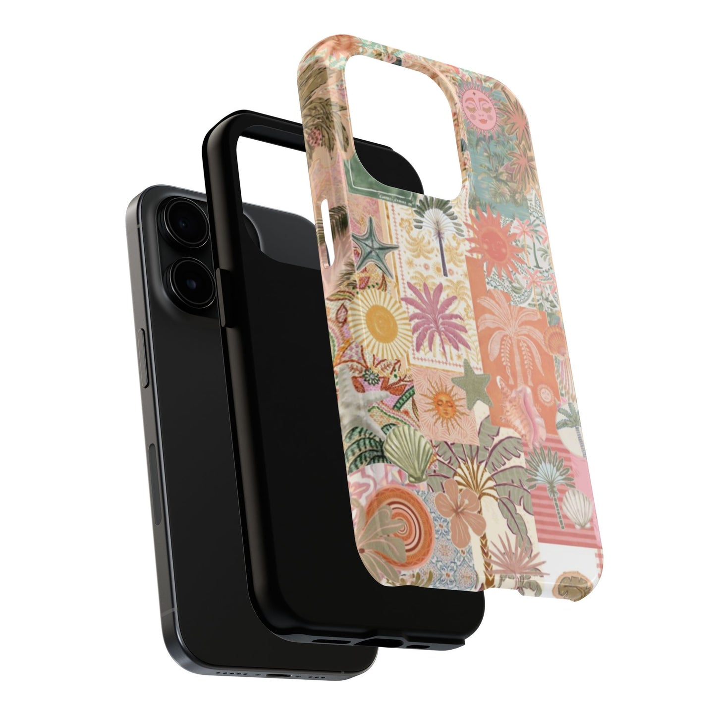 Girls Just Wanna Have Fun! — Tough Phone Case  Retro Tropical Collage iPhone Case