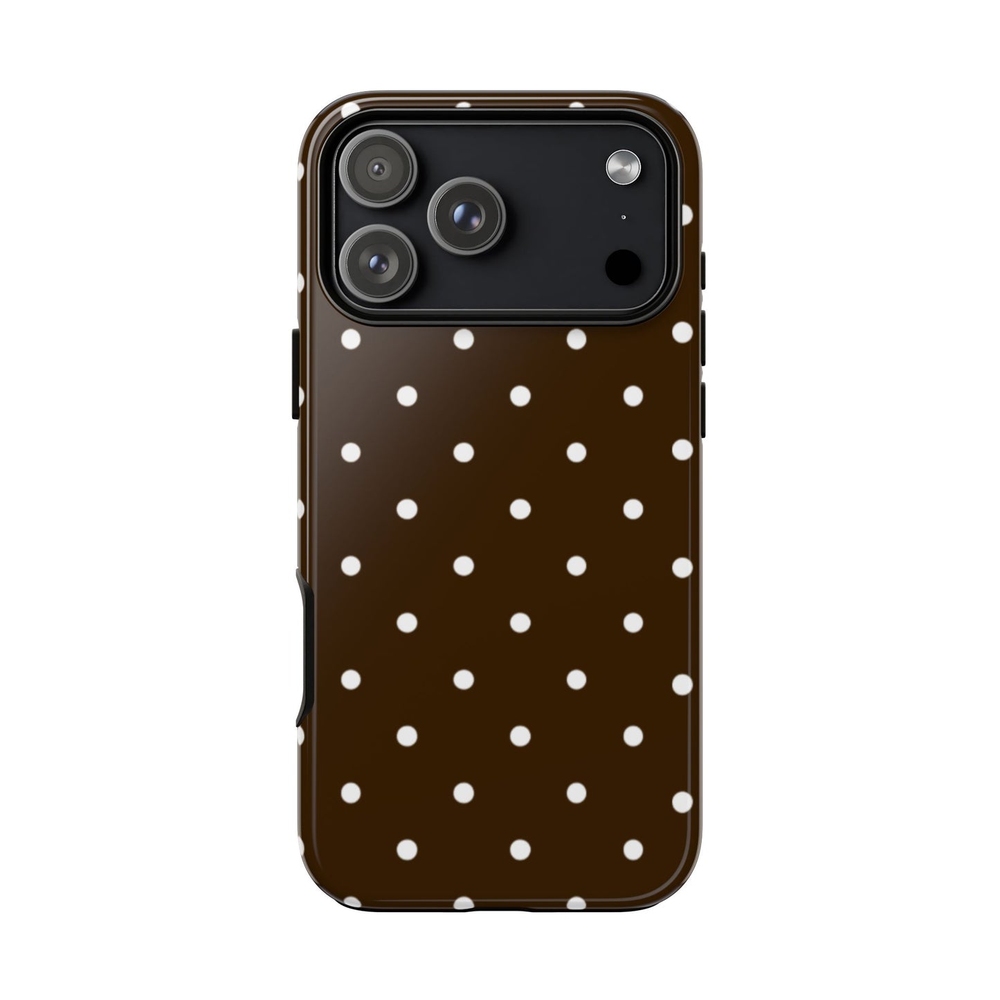 Cacao Polka Dot  — Phone Case Tough Case