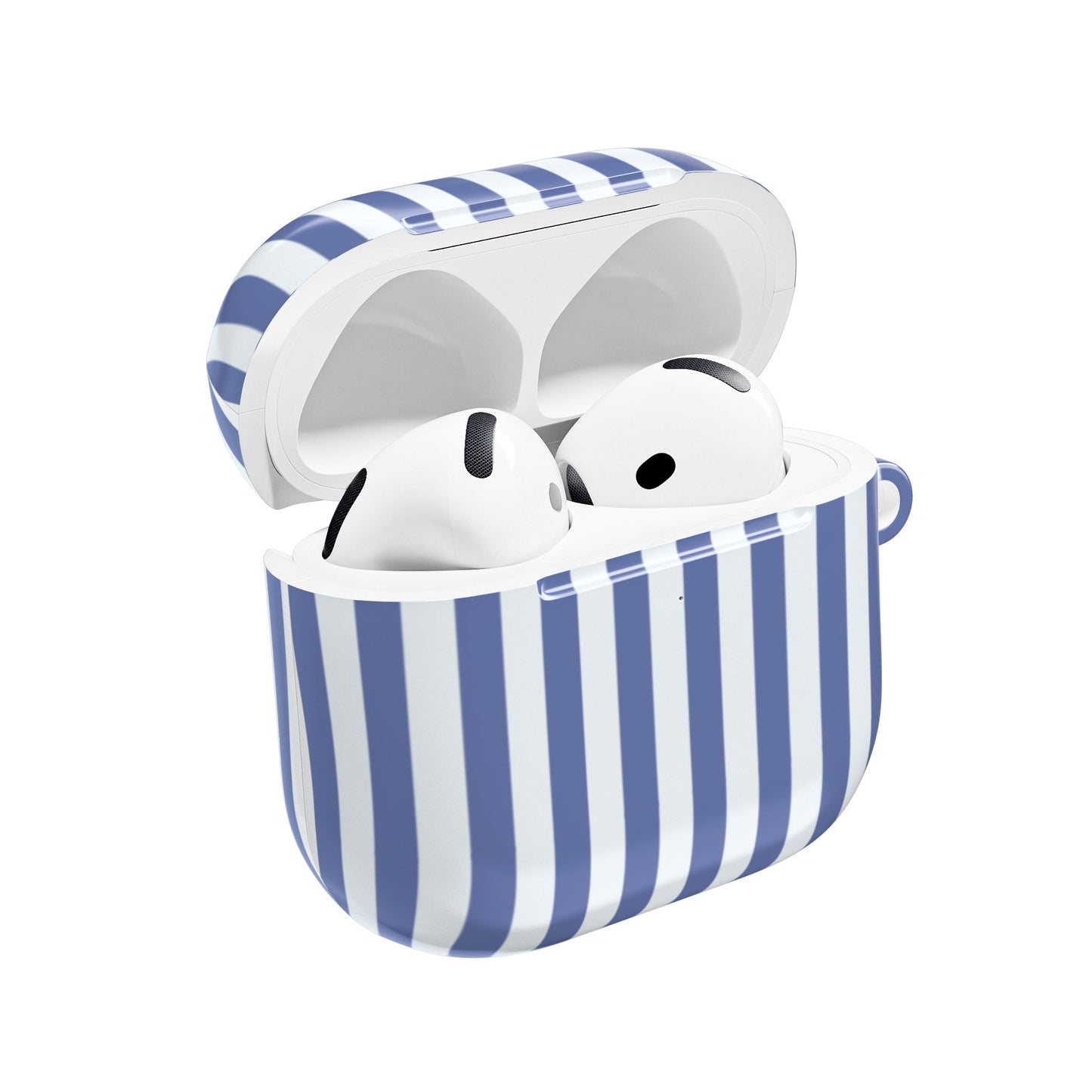 High Tide — Striped Blue & White AirPod Case  Nautical Protective Cover