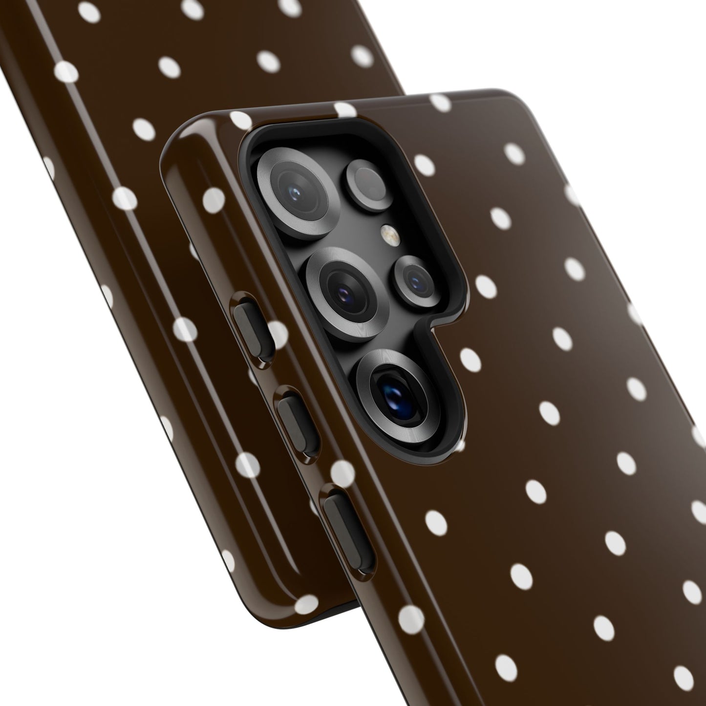 Cacao Polka Dot  — Phone Case Tough Case