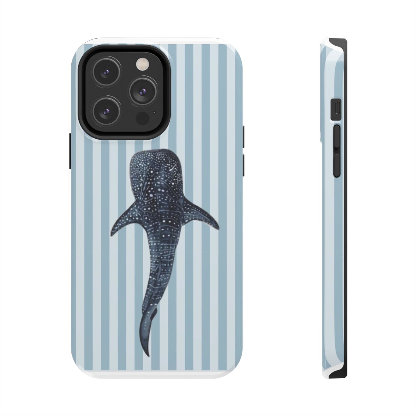 Deep Sea  — Blue Striped Tough Protective Cover
