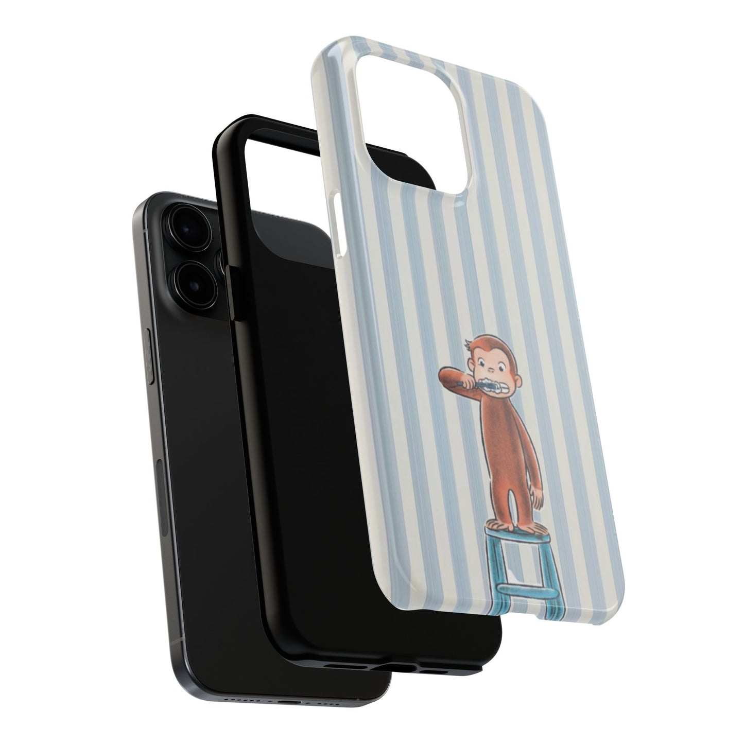 Curious George, Brushing Teeth — Monkey Brushing Tooth Tough Phone Case