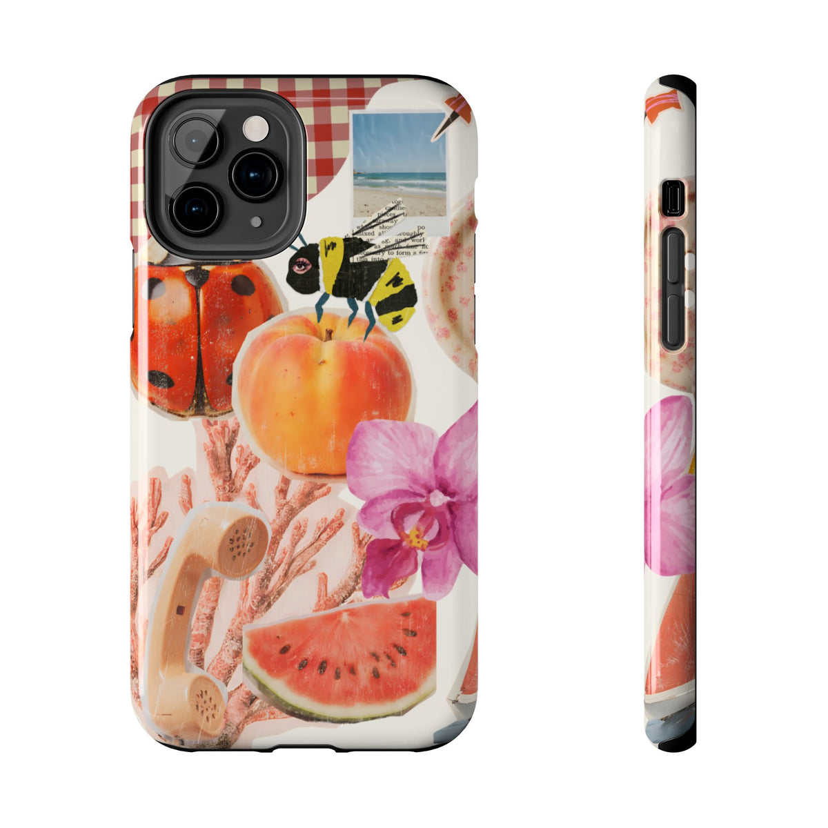The farmers Market — Floral Fruit Collage Tough Phone Case
