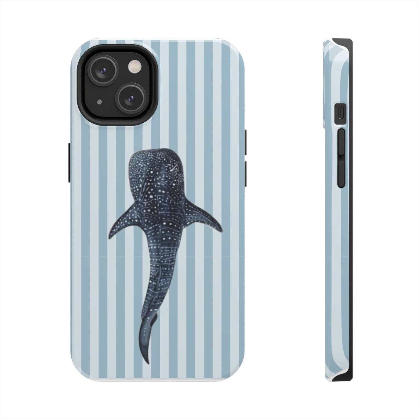 Deep Sea  — Blue Striped Tough Protective Cover