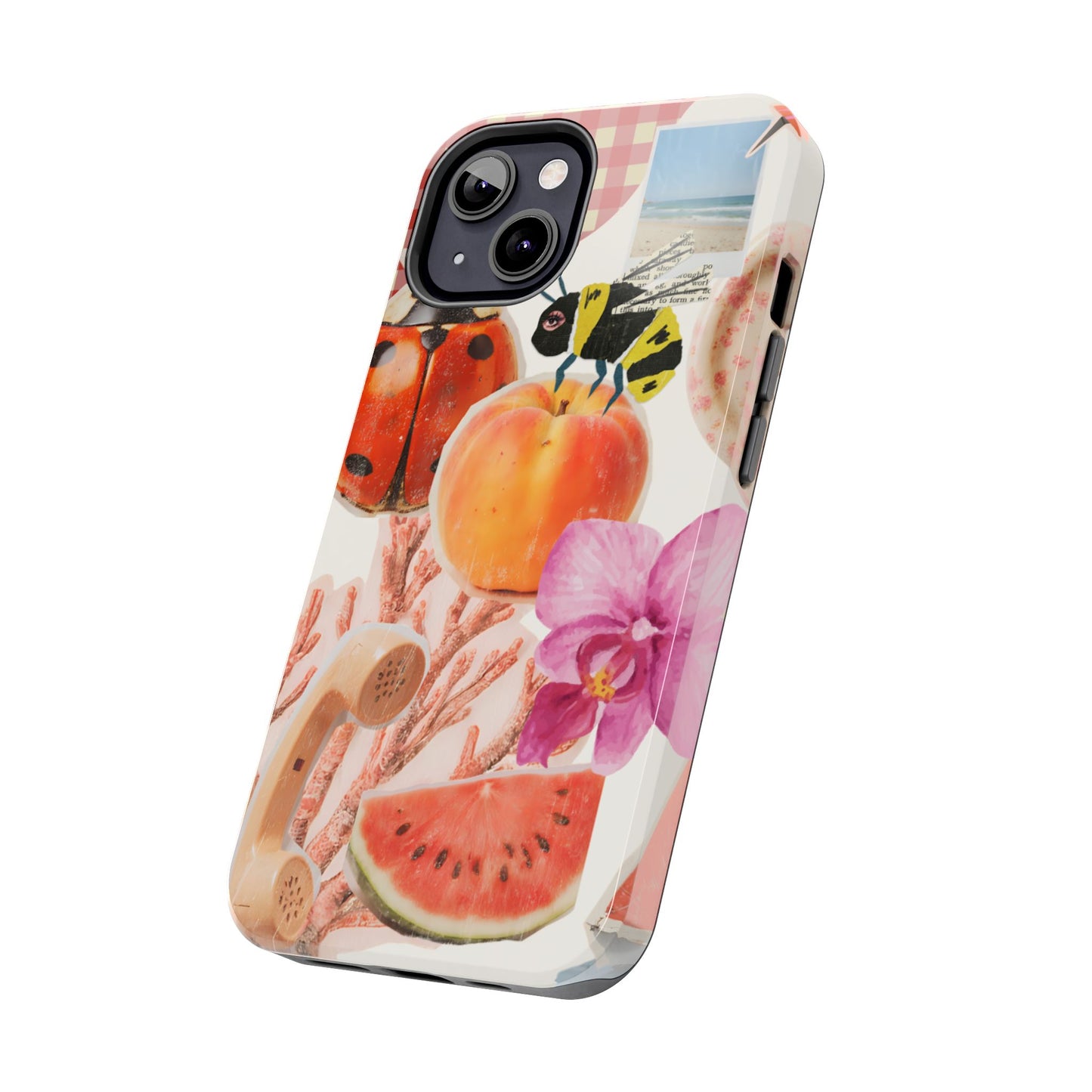 The farmers Market — Floral Fruit Collage Tough Phone Case