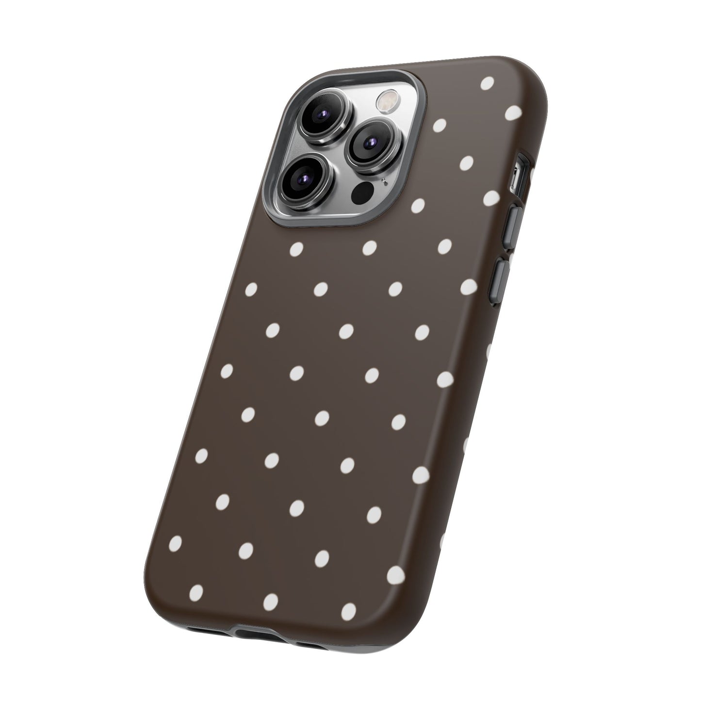 Cacao Polka Dot  — Phone Case Tough Case