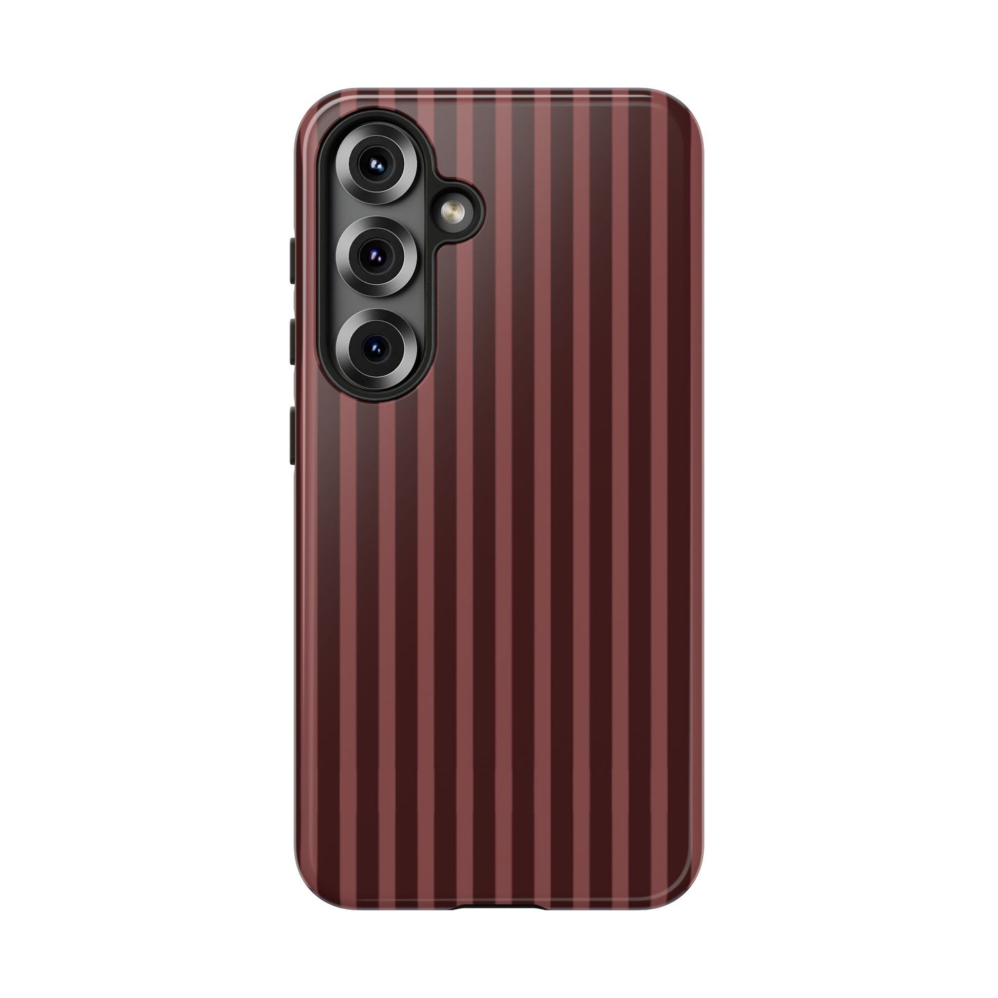 Striped Double Burgundy  — Tough Phone Case