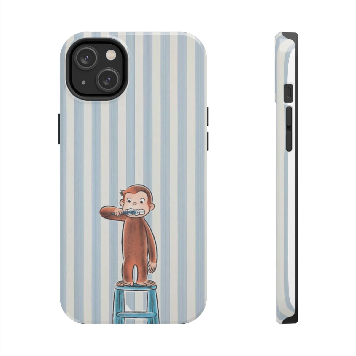 Curious George, Brushing Teeth — Monkey Brushing Tooth Tough Phone Case