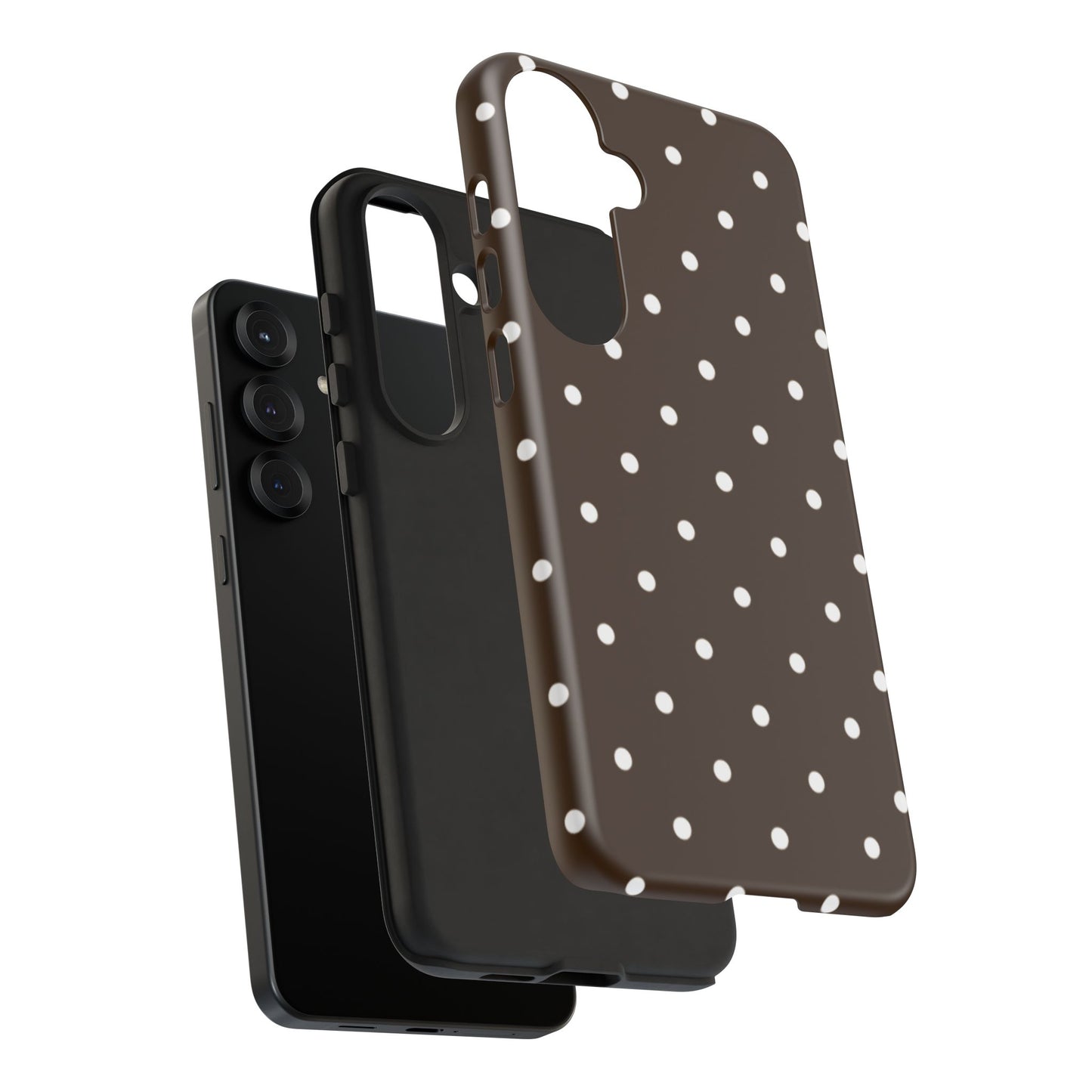 Cacao Polka Dot  — Phone Case Tough Case