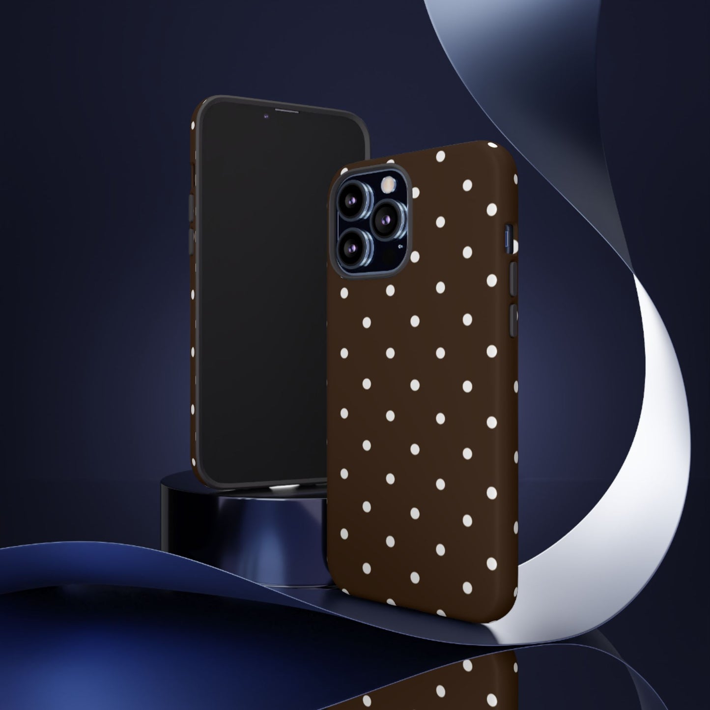 Cacao Polka Dot  — Phone Case Tough Case