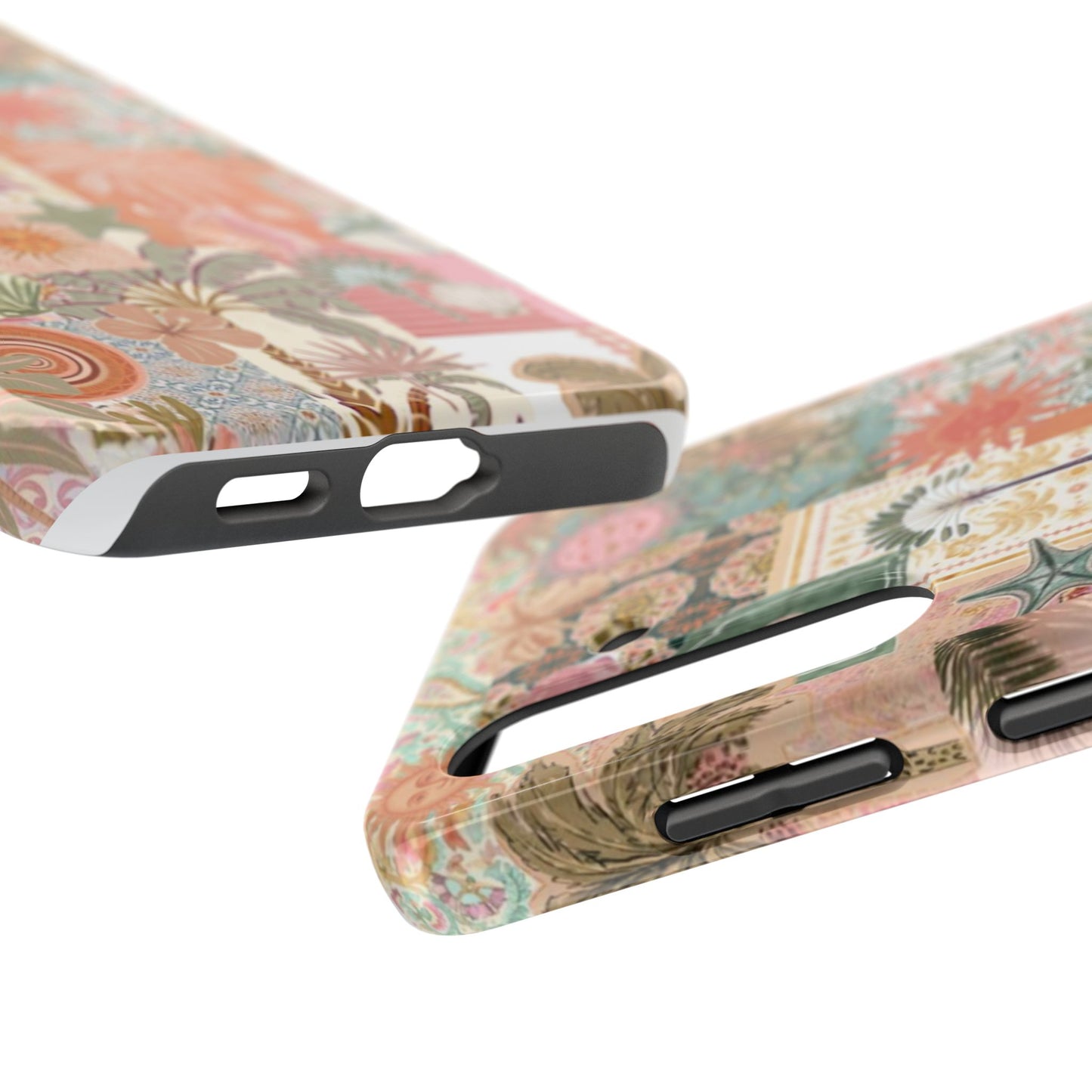 Girls Just Wanna Have Fun! — Tough Phone Case  Retro Tropical Collage iPhone Case