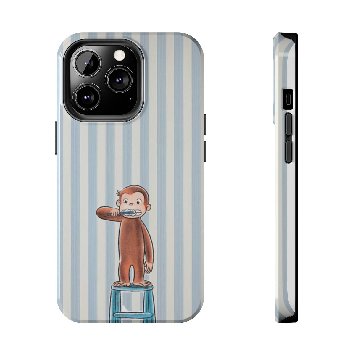 Curious George, Brushing Teeth — Monkey Brushing Tooth Tough Phone Case