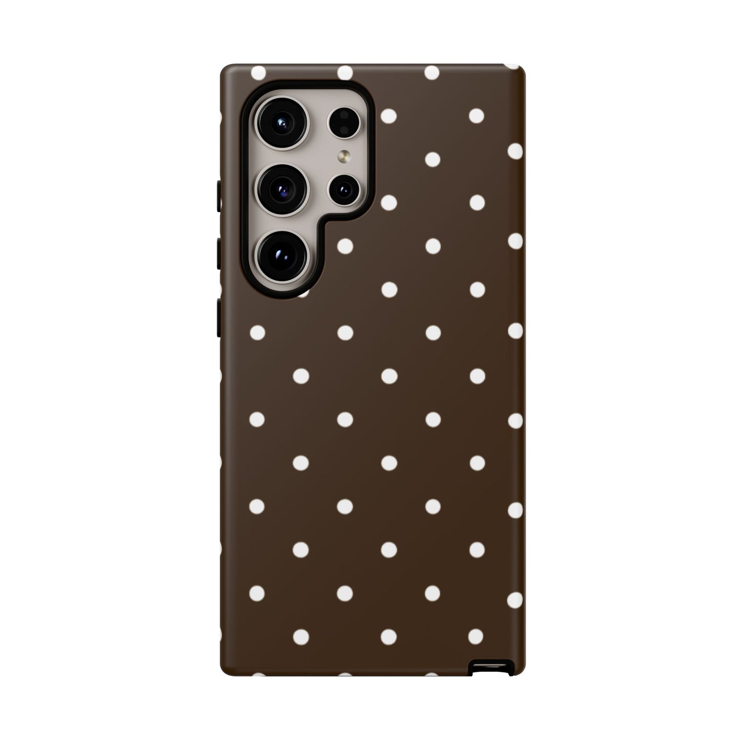 Cacao Polka Dot  — Phone Case Tough Case
