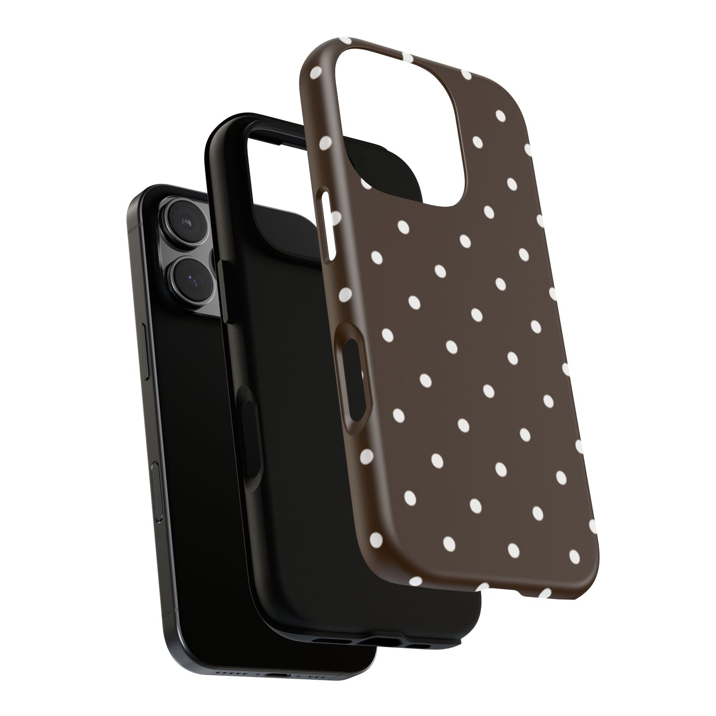 Cacao Polka Dot  — Phone Case Tough Case