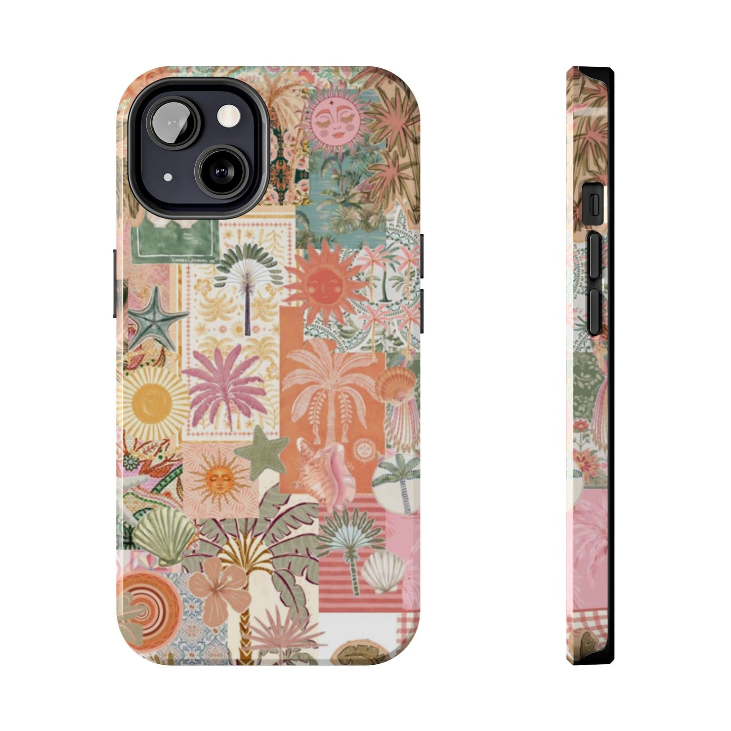 Girls Just Wanna Have Fun! — Tough Phone Case  Retro Tropical Collage iPhone Case