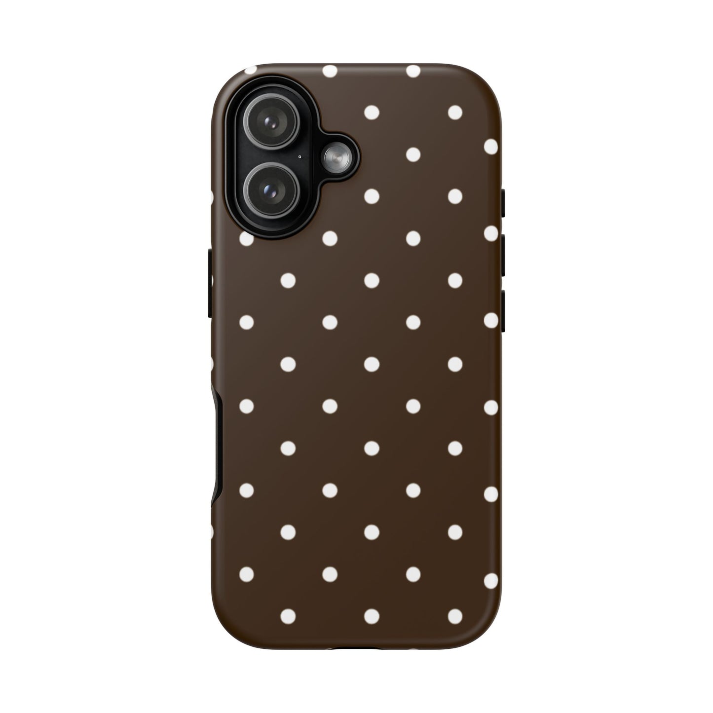 Cacao Polka Dot  — Phone Case Tough Case