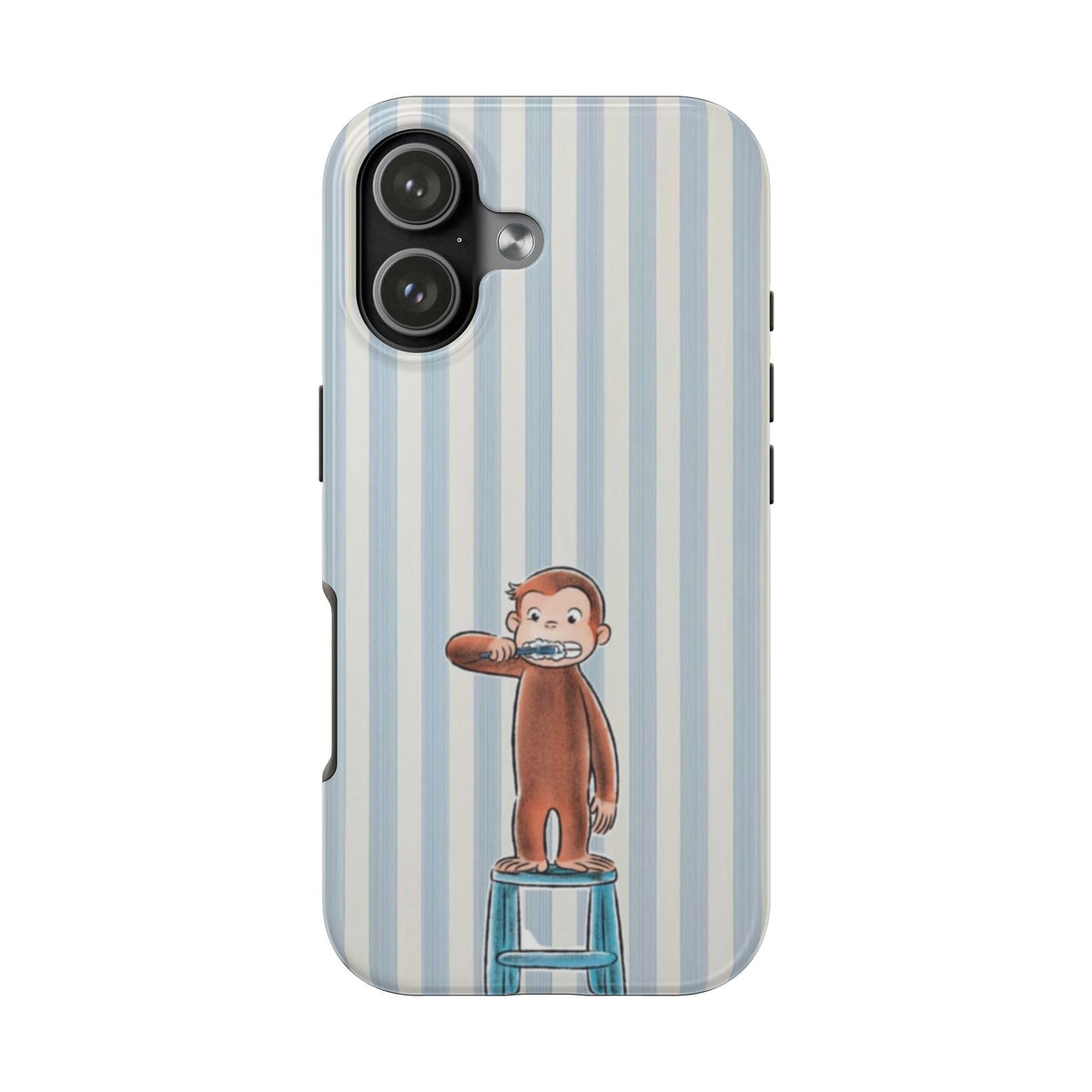 Curious George, Brushing Teeth — Monkey Brushing Tooth Tough Phone Case