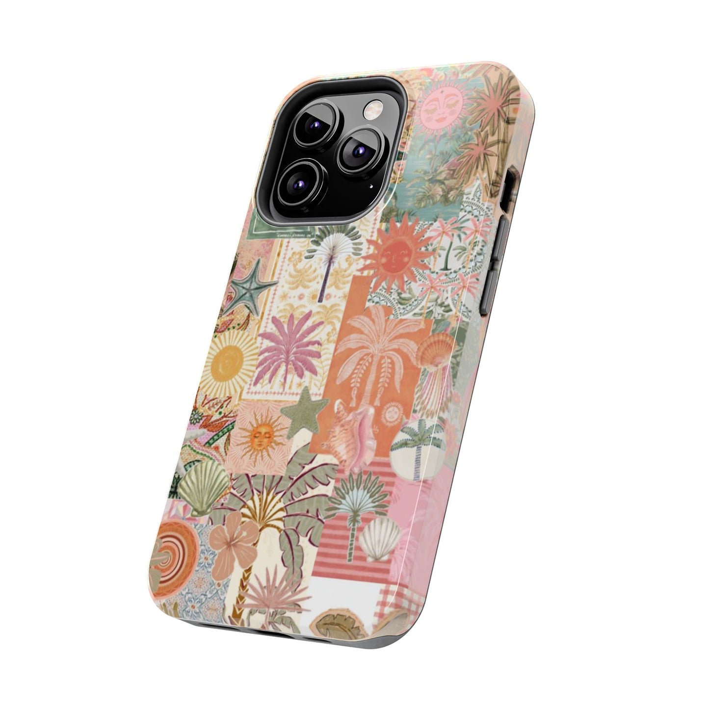 Girls Just Wanna Have Fun! — Tough Phone Case  Retro Tropical Collage iPhone Case