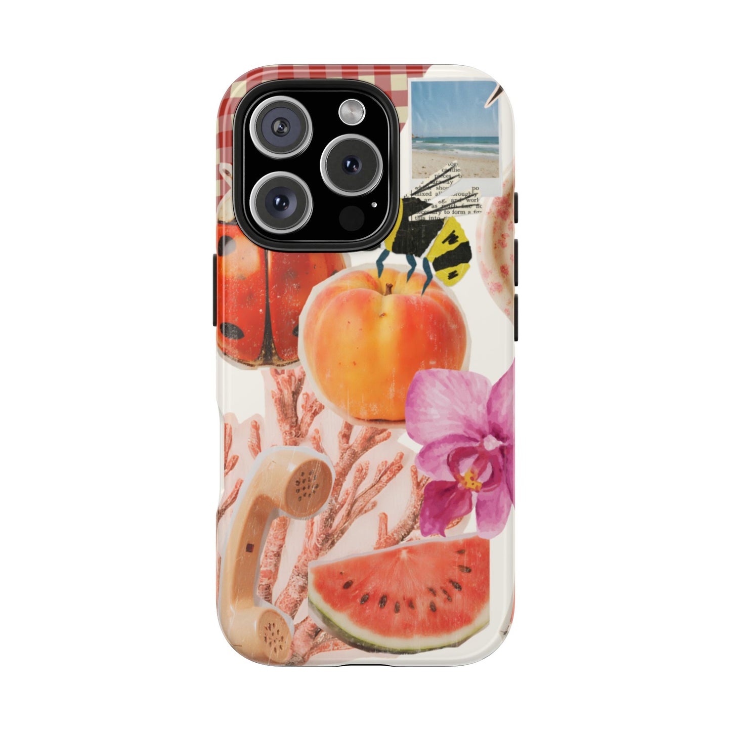 The farmers Market — Floral Fruit Collage Tough Phone Case