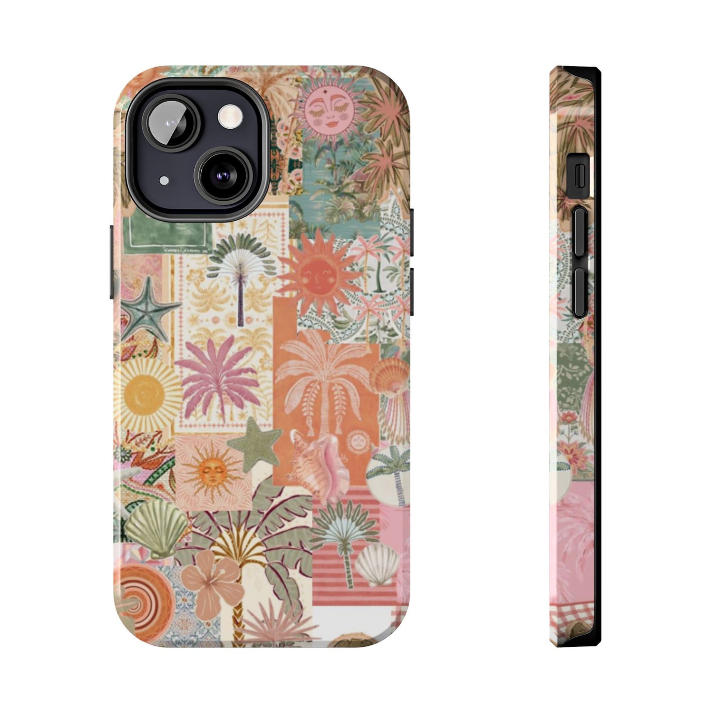 Girls Just Wanna Have Fun! — Tough Phone Case  Retro Tropical Collage iPhone Case