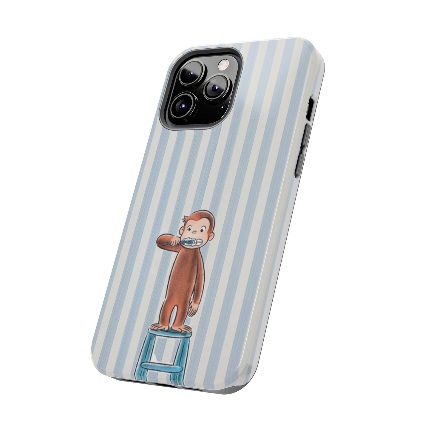 Curious George, Brushing Teeth — Monkey Brushing Tooth Tough Phone Case