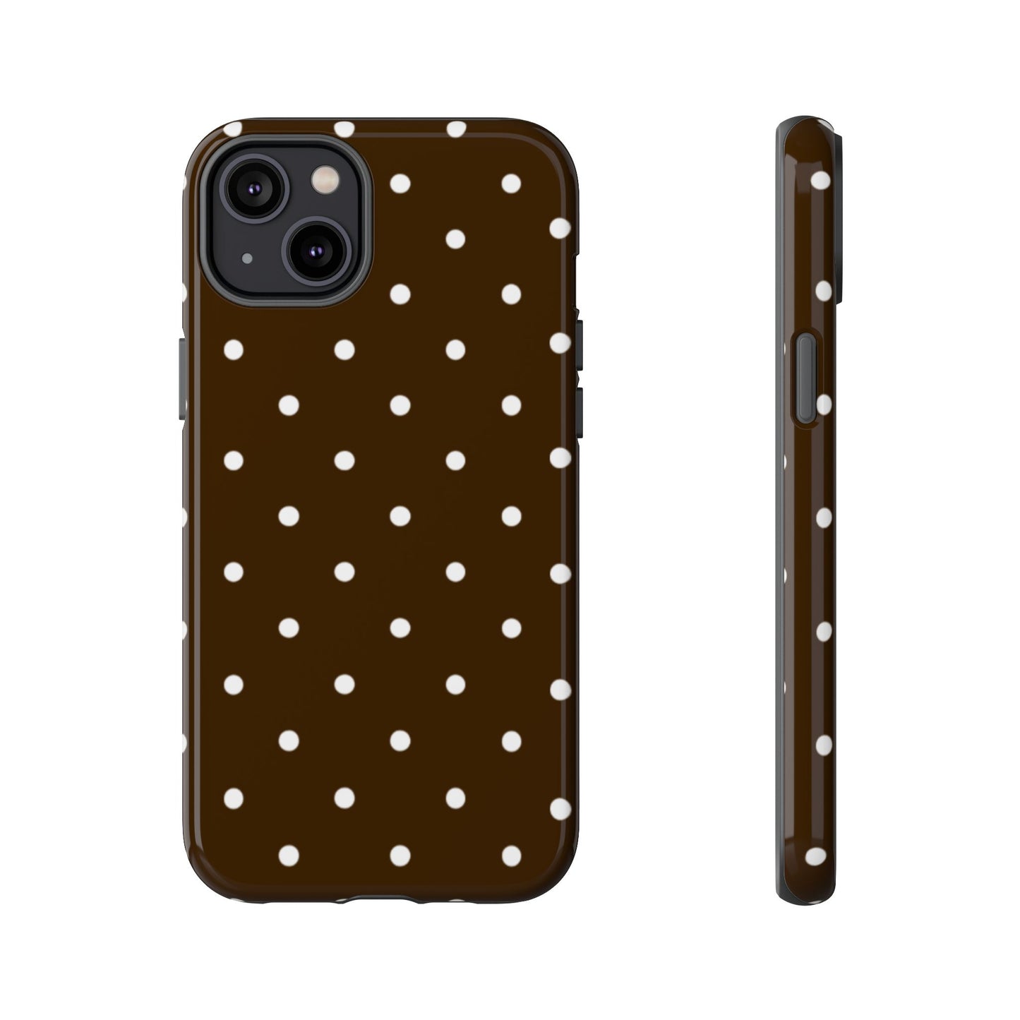 Cacao Polka Dot  — Phone Case Tough Case