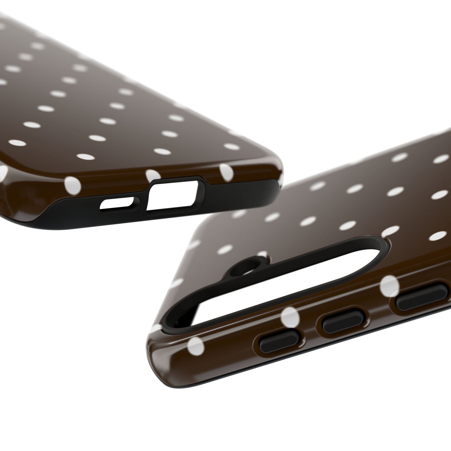 Cacao Polka Dot  — Phone Case Tough Case