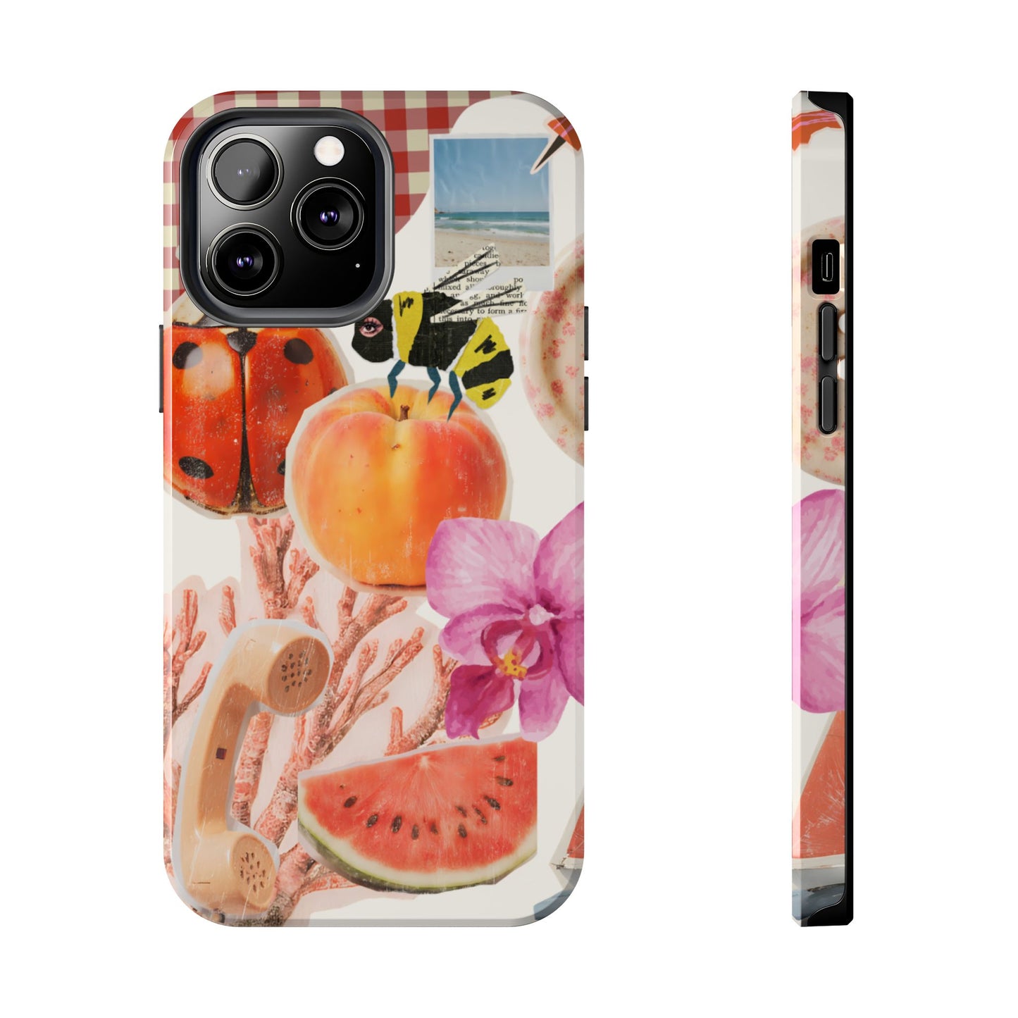 The farmers Market — Floral Fruit Collage Tough Phone Case