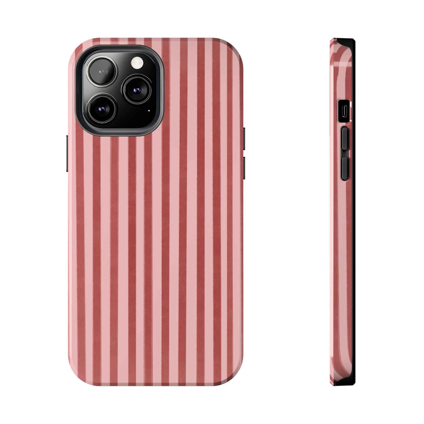 Rose Petals | Vertical Stripes Phone Case Tough Phone Case