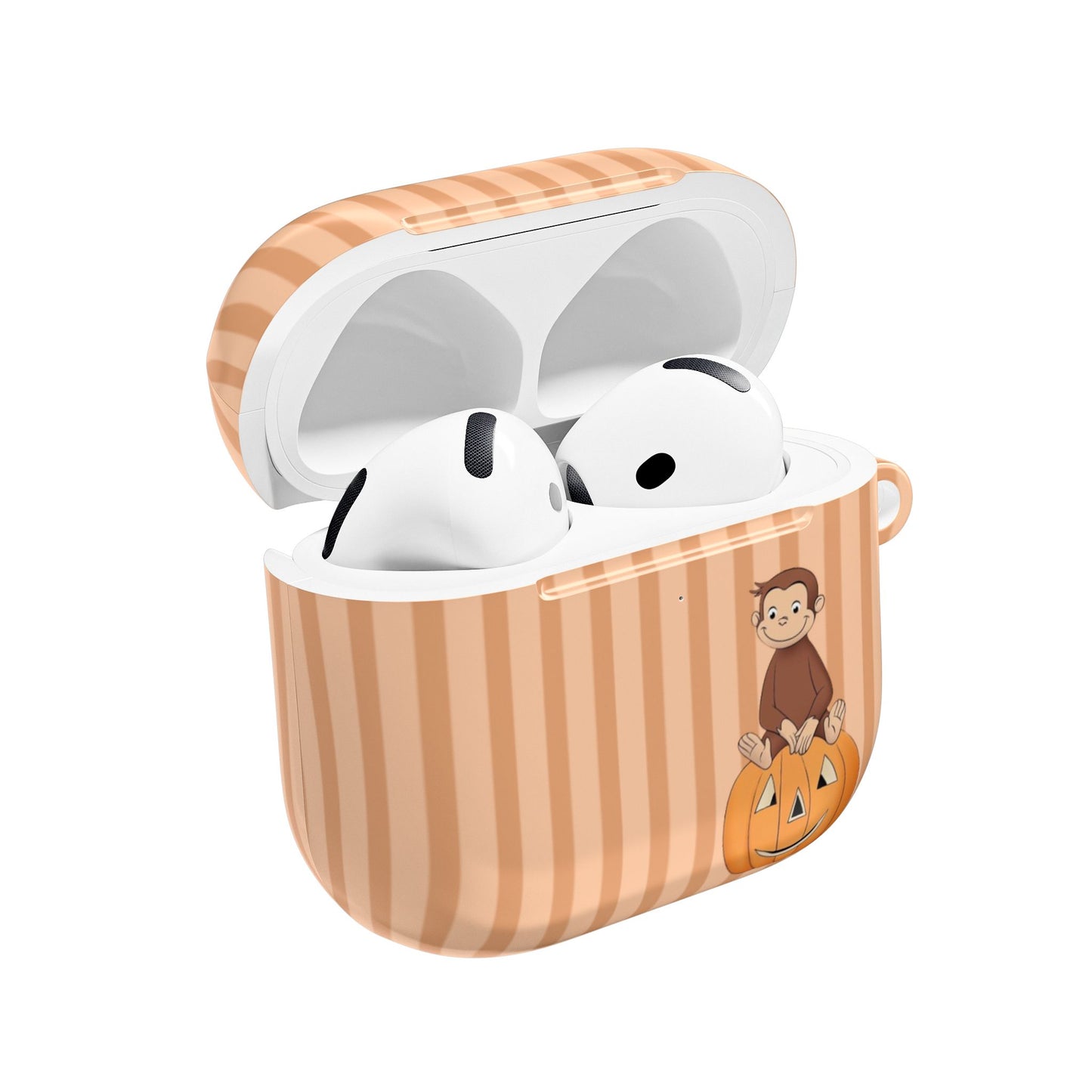 Pumpkin Curious George —  AirPods Case