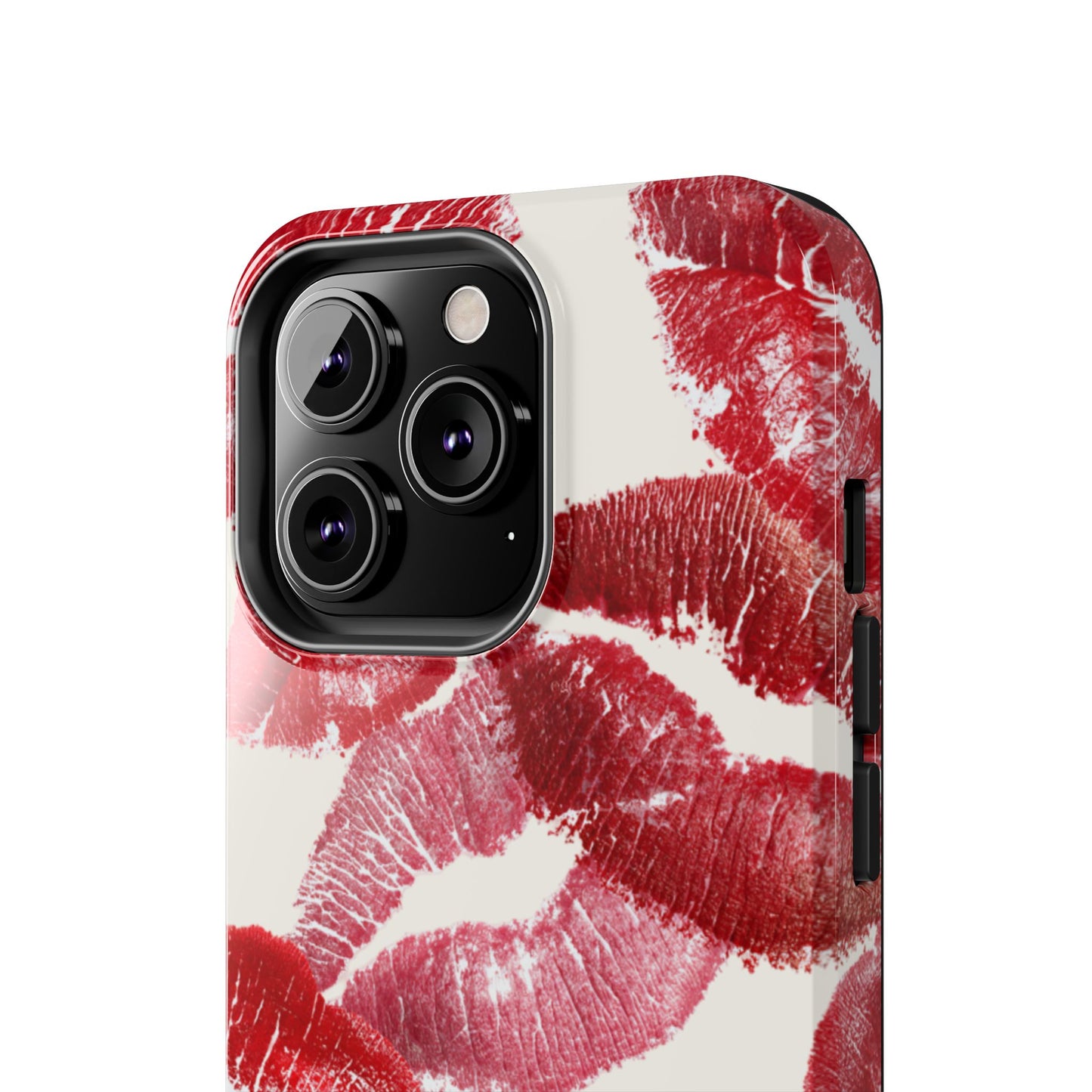 Red Lipstick Kiss Pattern Phone Case | Tough Phone Case