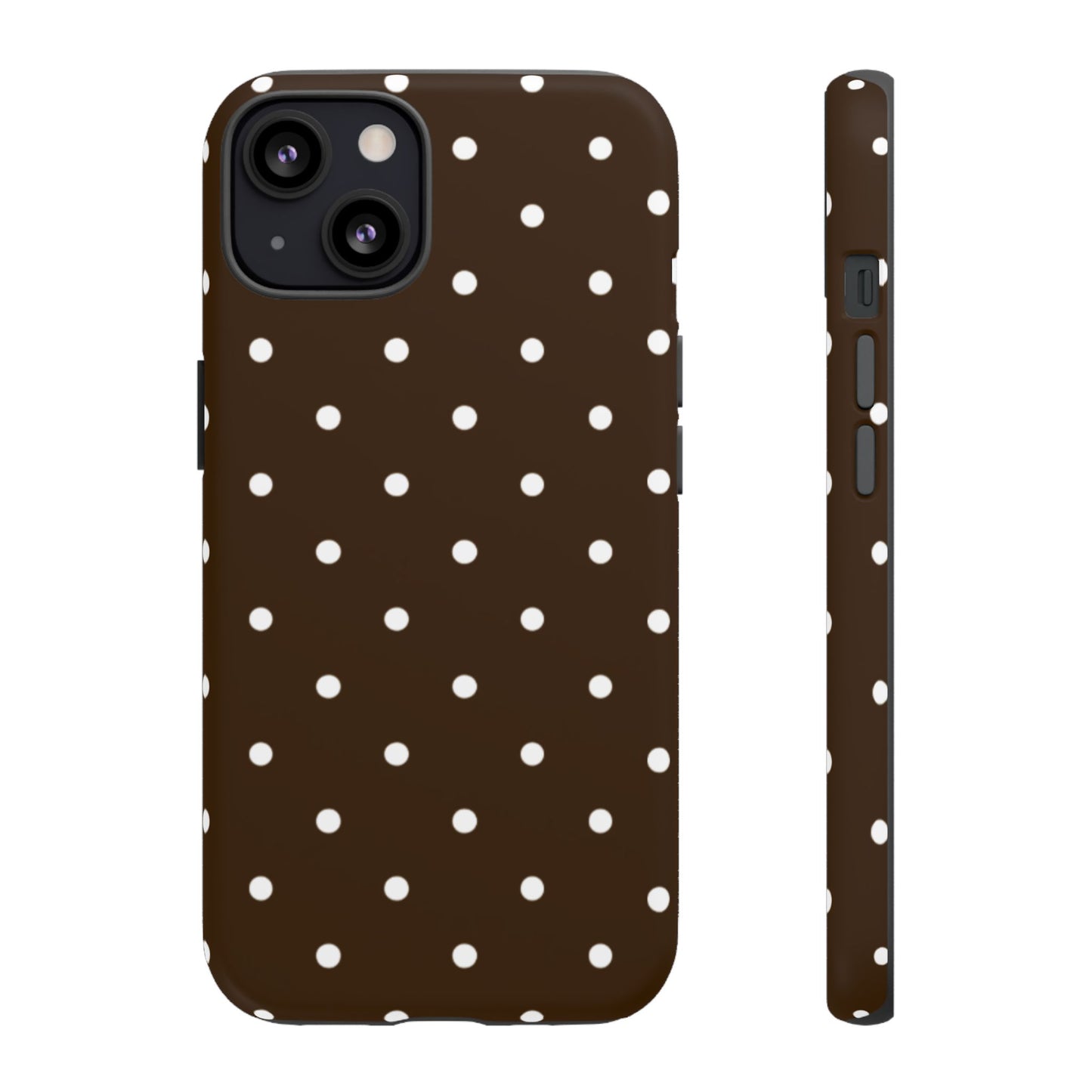 Cacao Polka Dot  — Phone Case Tough Case