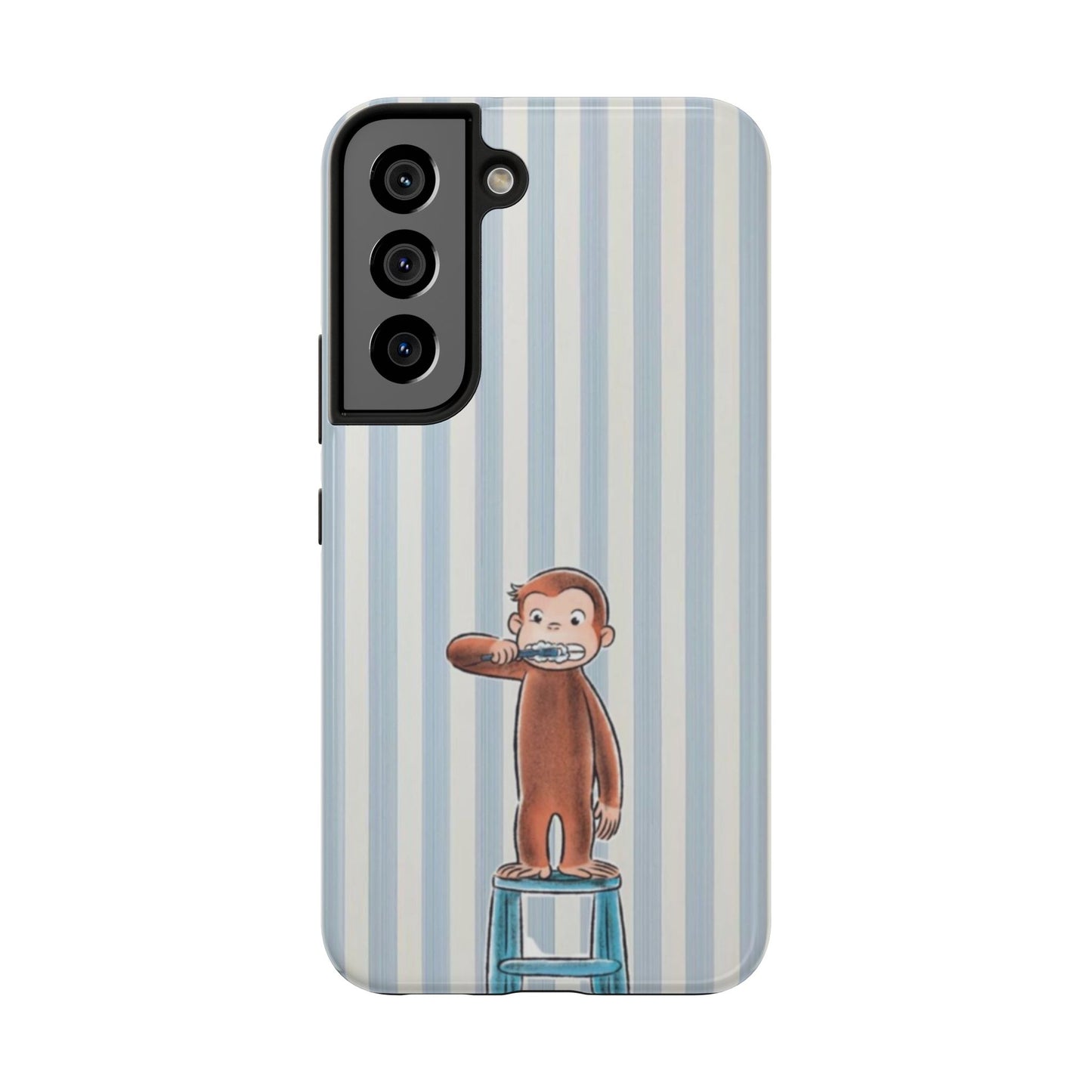 Curious George, Brushing Teeth — Monkey Brushing Tooth Tough Phone Case