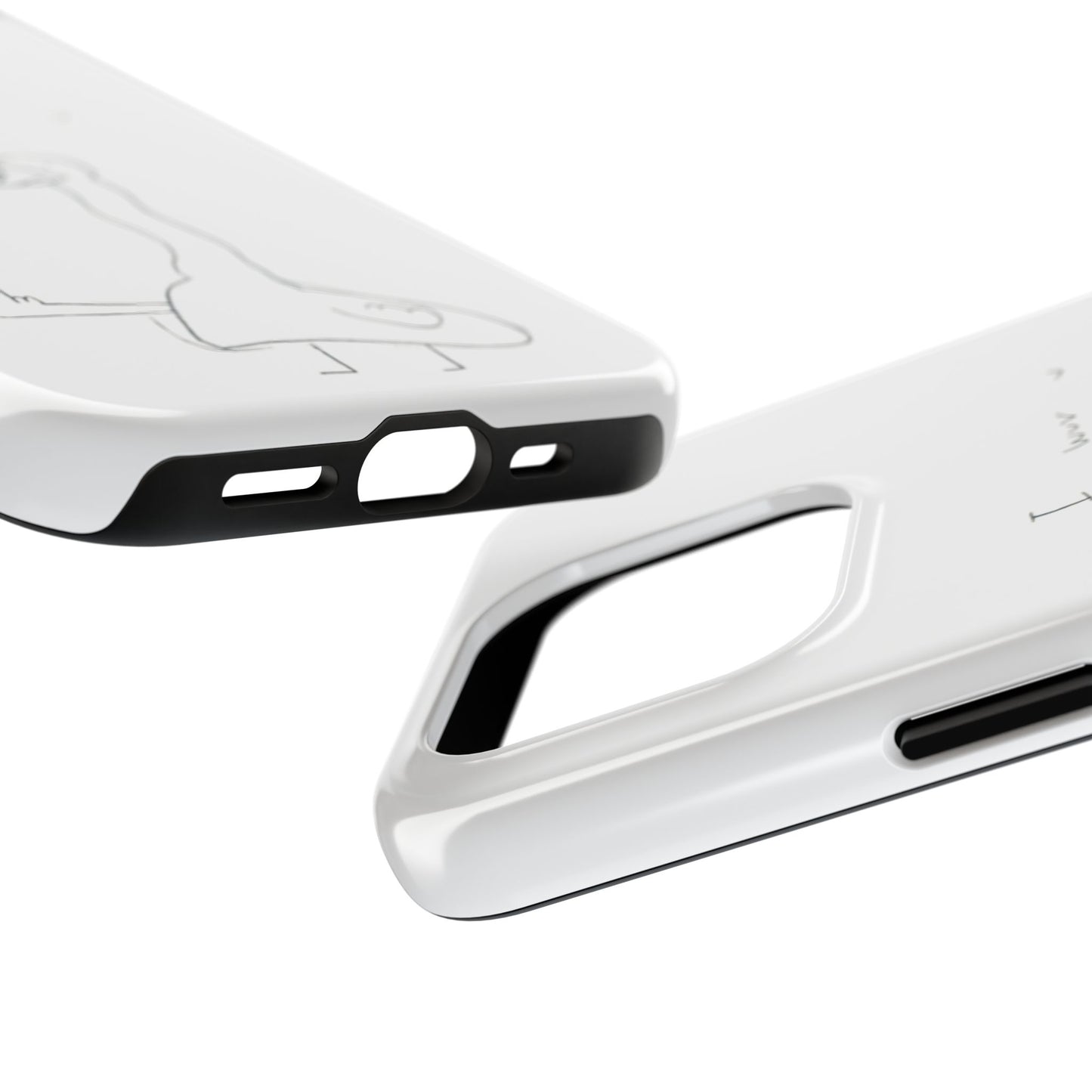 Funny Duck 'I wuv u'— Tough Phone Case