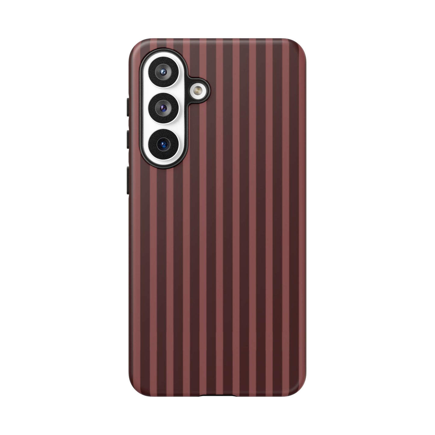Striped Double Burgundy  — Tough Phone Case