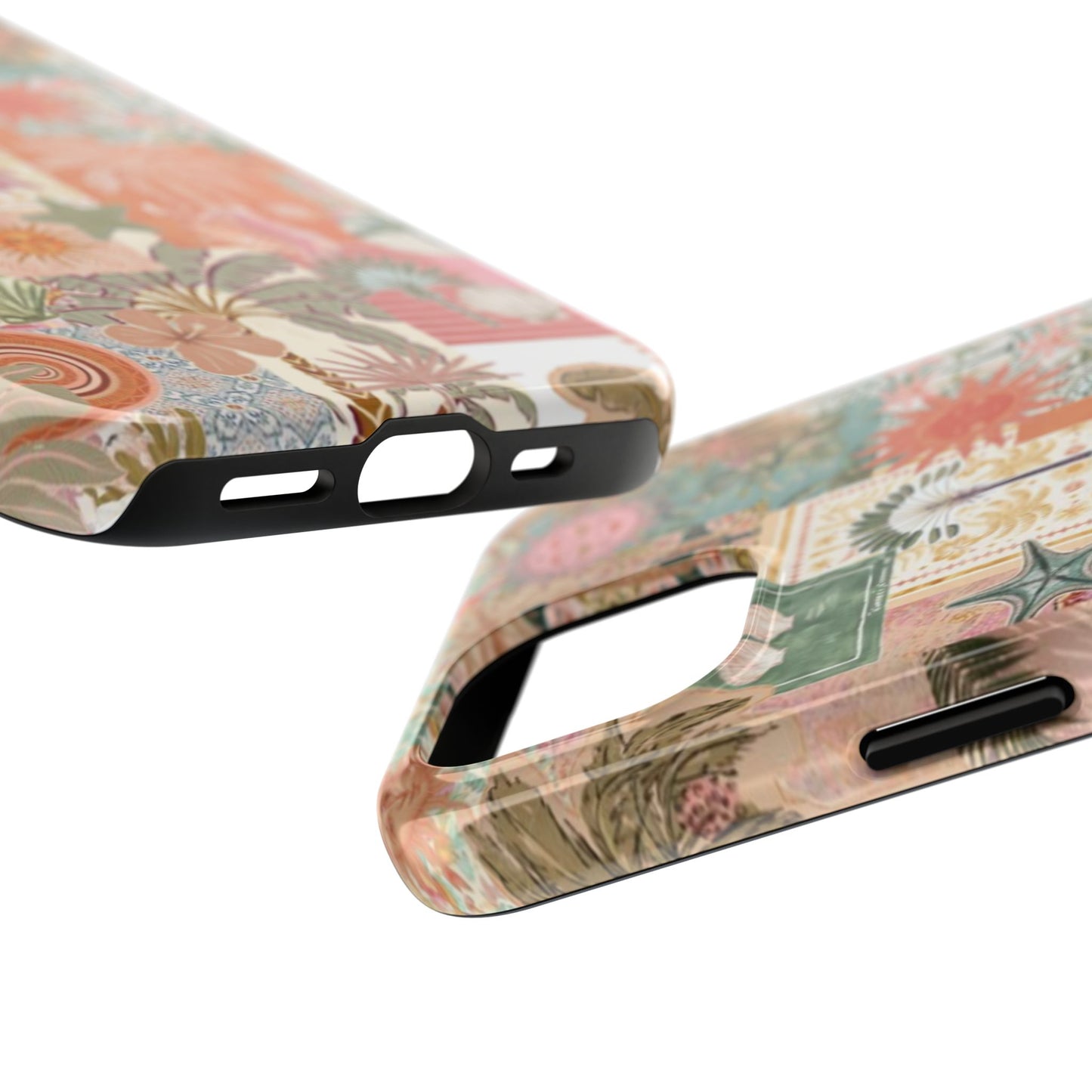 Girls Just Wanna Have Fun! — Tough Phone Case  Retro Tropical Collage iPhone Case