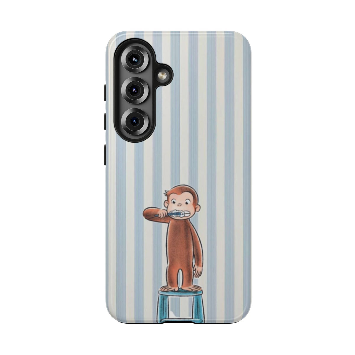 Curious George, Brushing Teeth — Monkey Brushing Tooth Tough Phone Case