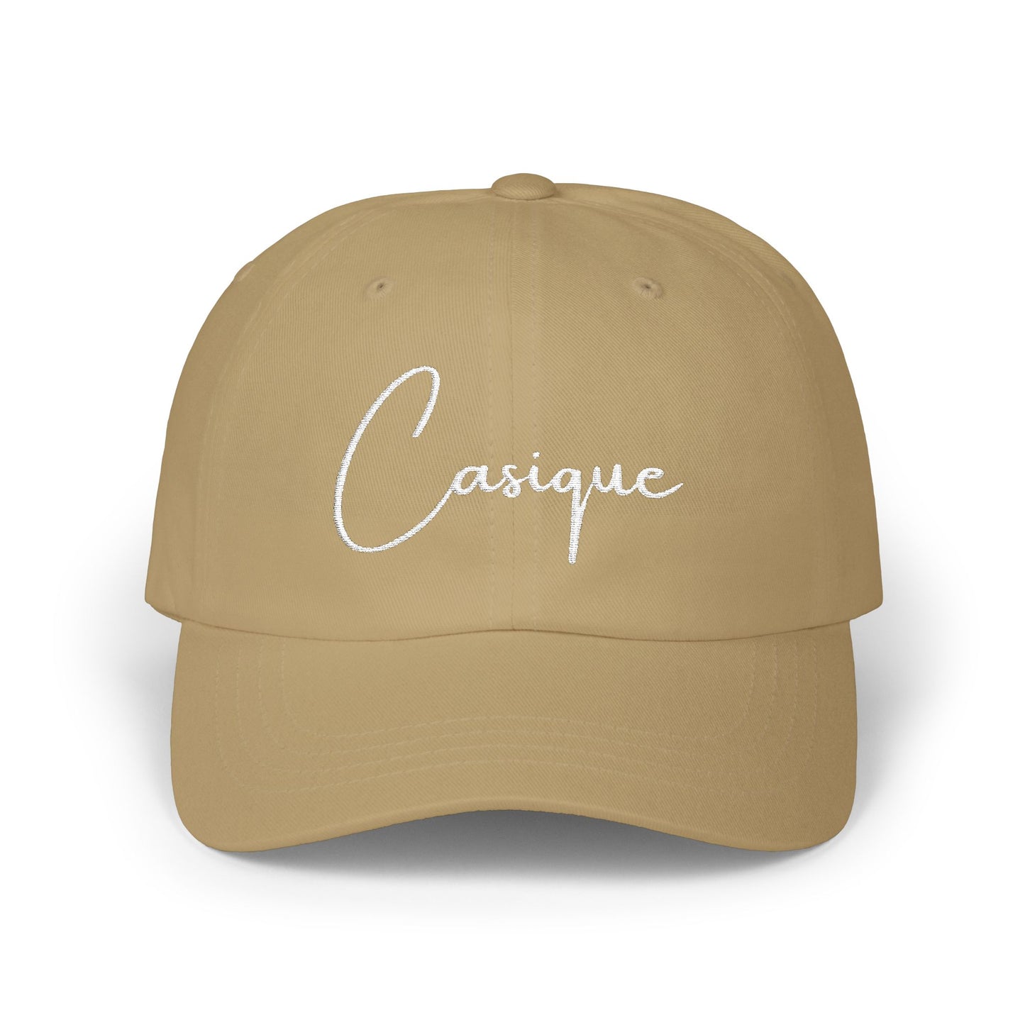 Casique Dad Cap — Minimalist Embroidered Baseball Hat