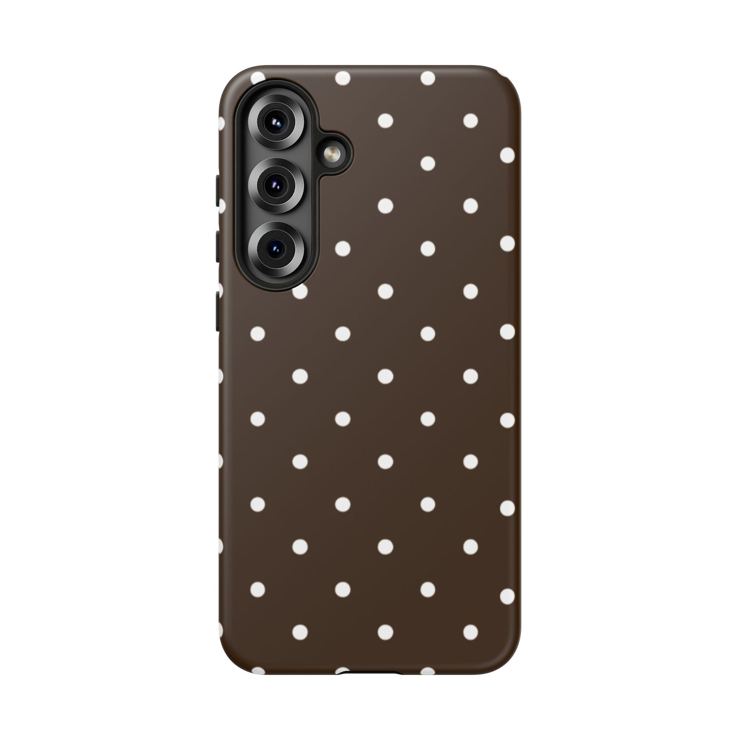 Cacao Polka Dot  — Phone Case Tough Case