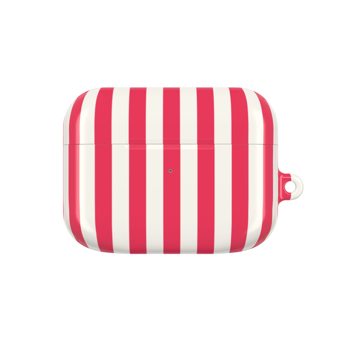 Red and White Stripe AirPod Case |  Stripe Protective Cover